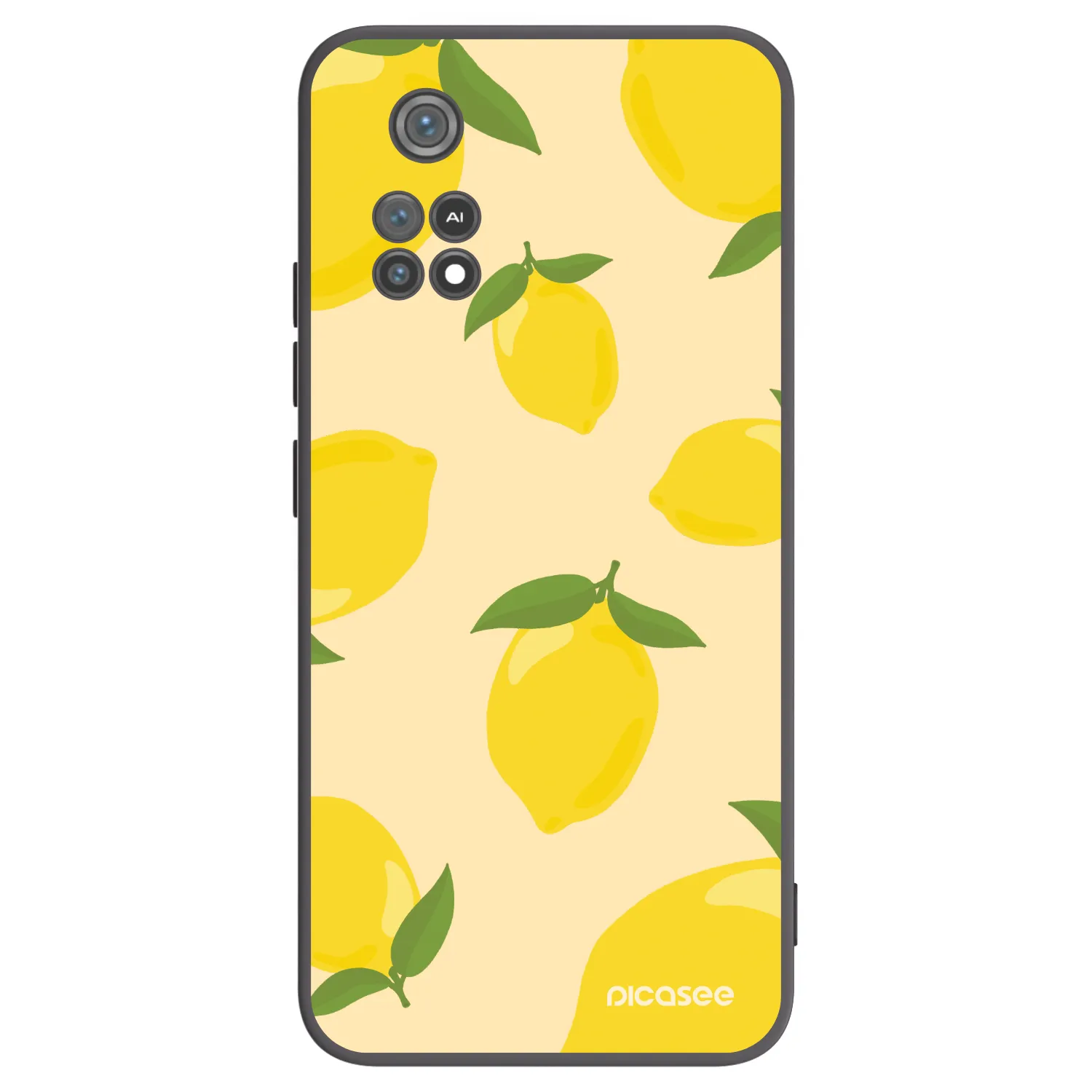 Picasee crna silikonska maskica za Xiaomi Poco M4 Pro - Limoncella