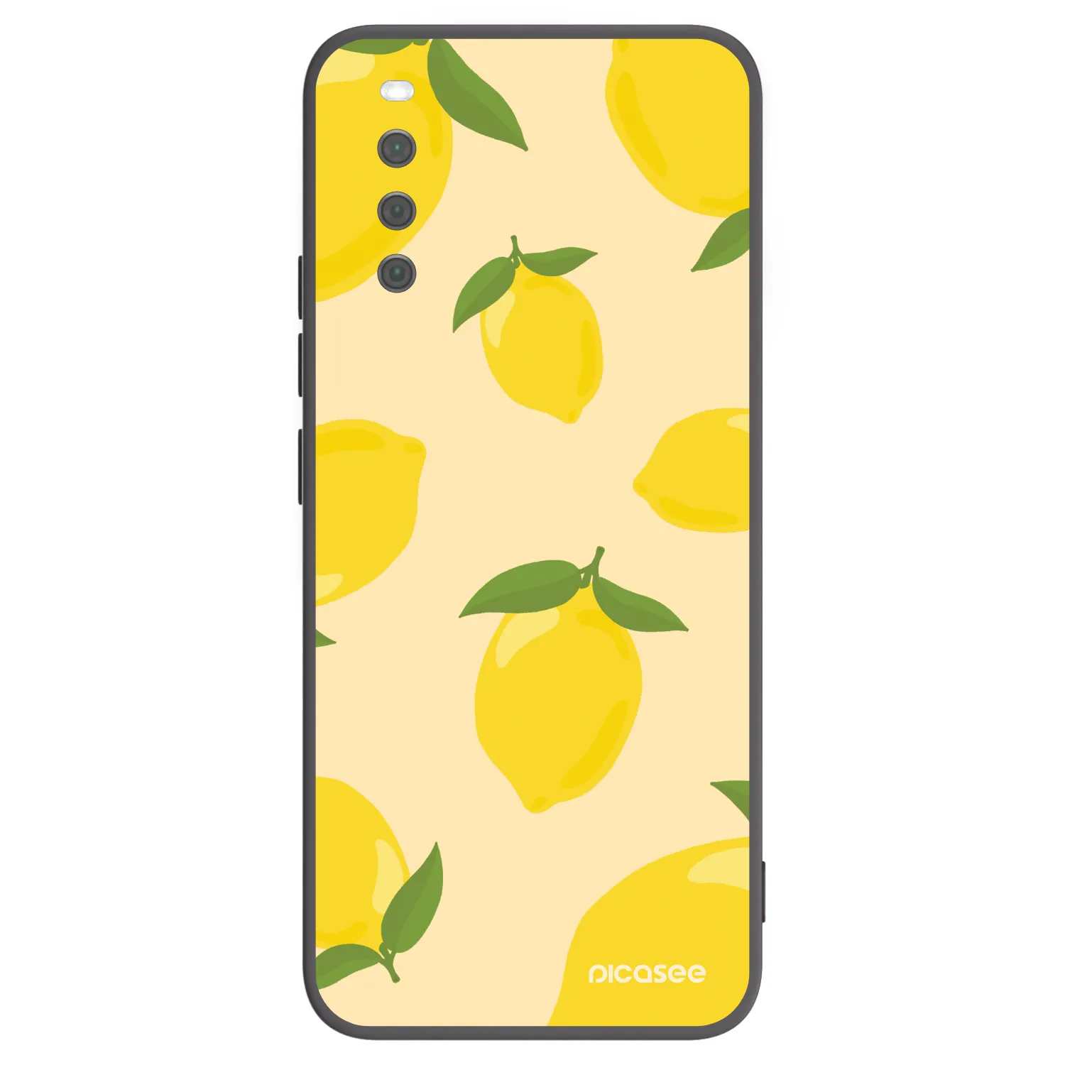 Picasee crna silikonska maskica za Sony Xperia 10 III - Limoncella