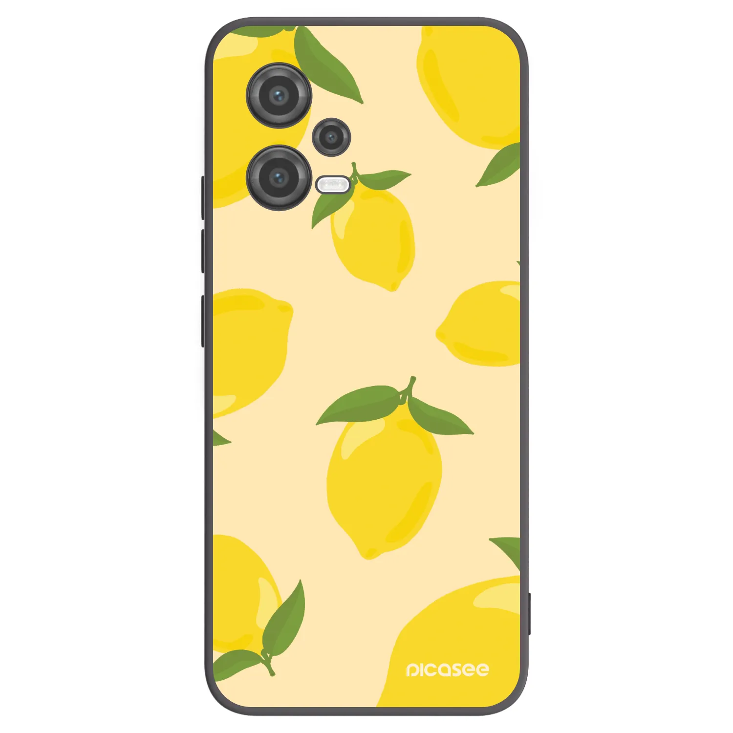 Picasee crna silikonska maskica za Xiaomi Poco X5 - Limoncella