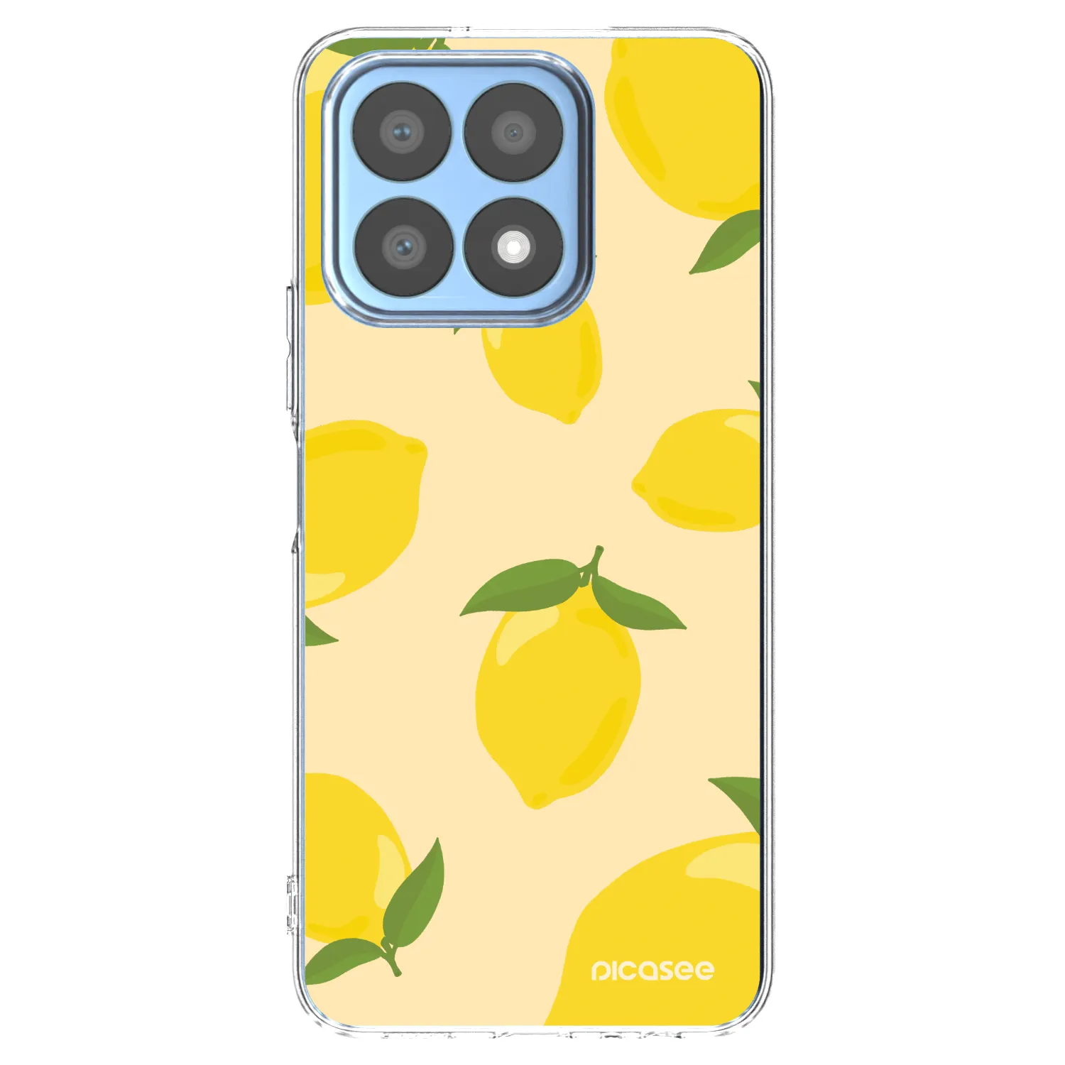 Picasee silikonska prozirna maskica za Honor X8a - Limoncella