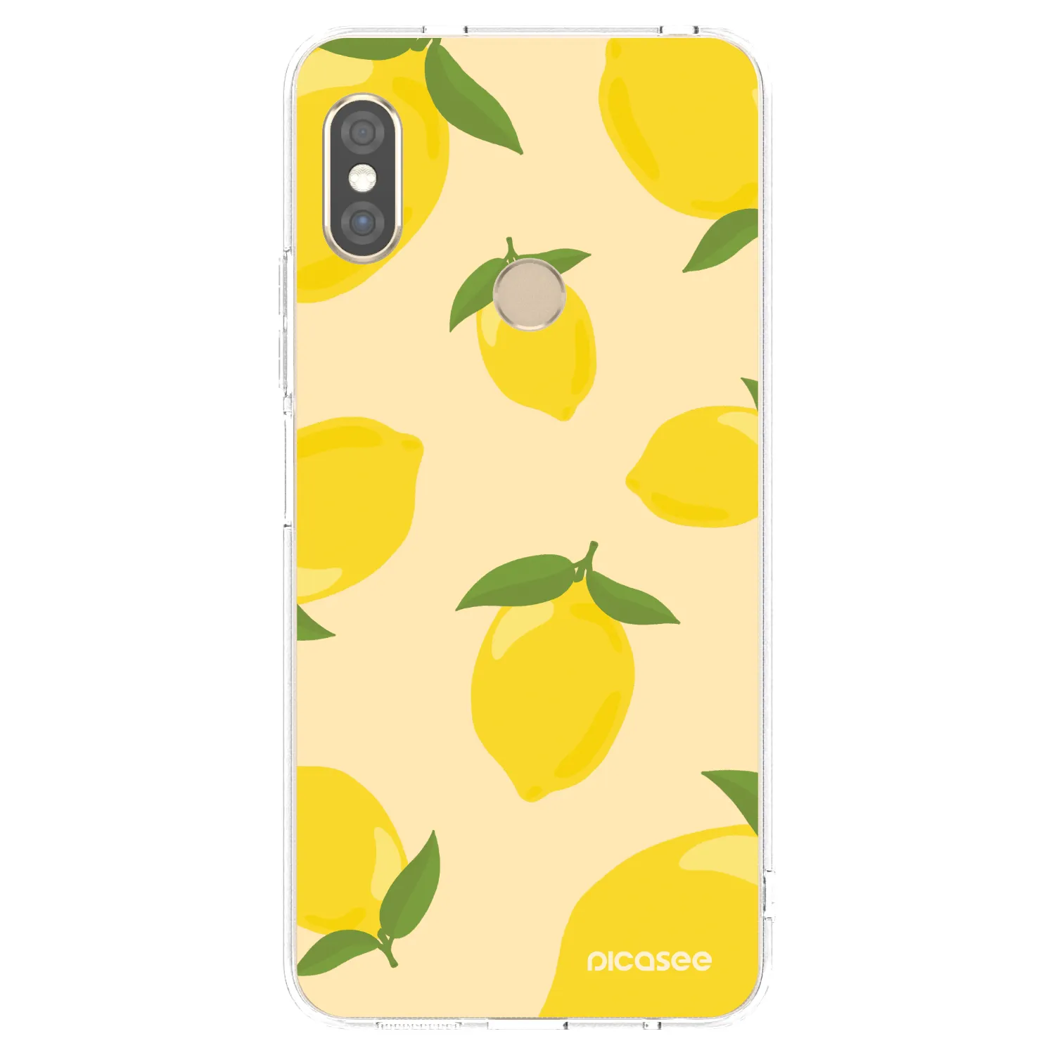 Picasee silikonska prozirna maskica za Xiaomi Redmi Note 5 Global - Limoncella