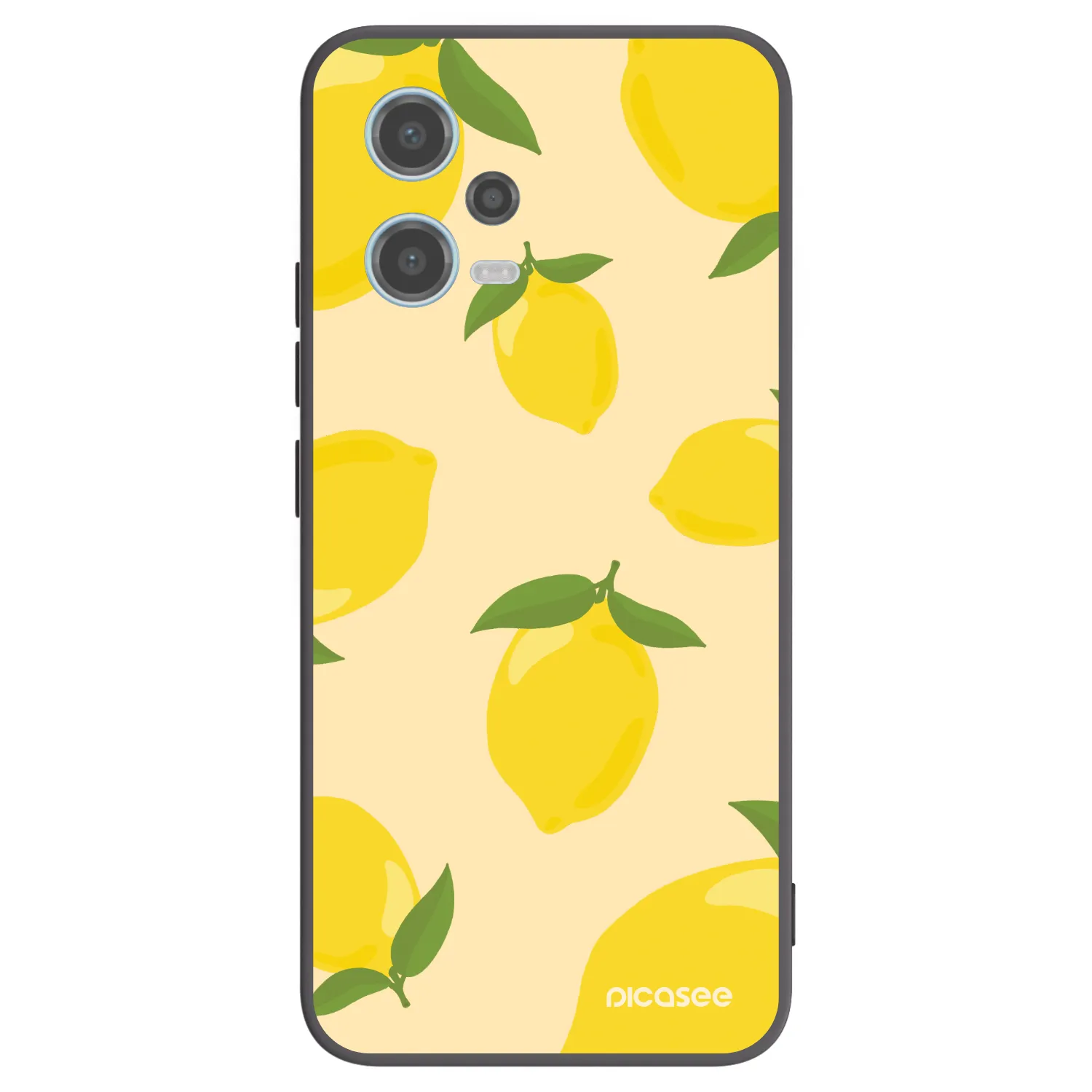Picasee crna silikonska maskica za Xiaomi Redmi Note 12 5G - Limoncella