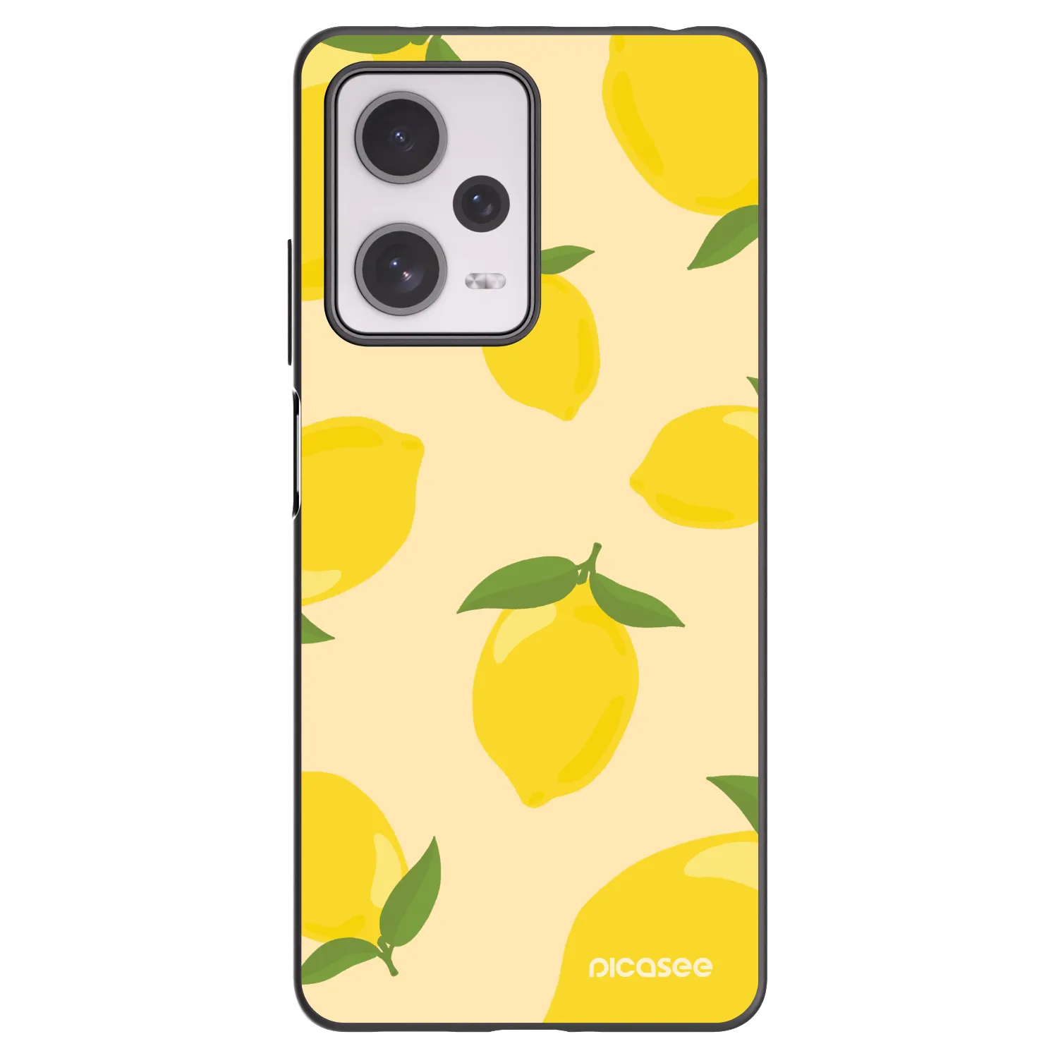 Picasee crna silikonska maskica za Xiaomi Redmi Note 12 Pro+ 5G - Limoncella