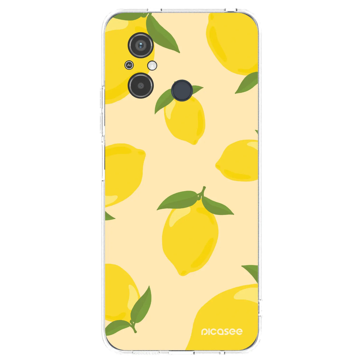 Picasee silikonska prozirna maskica za Xiaomi Redmi 12C - Limoncella