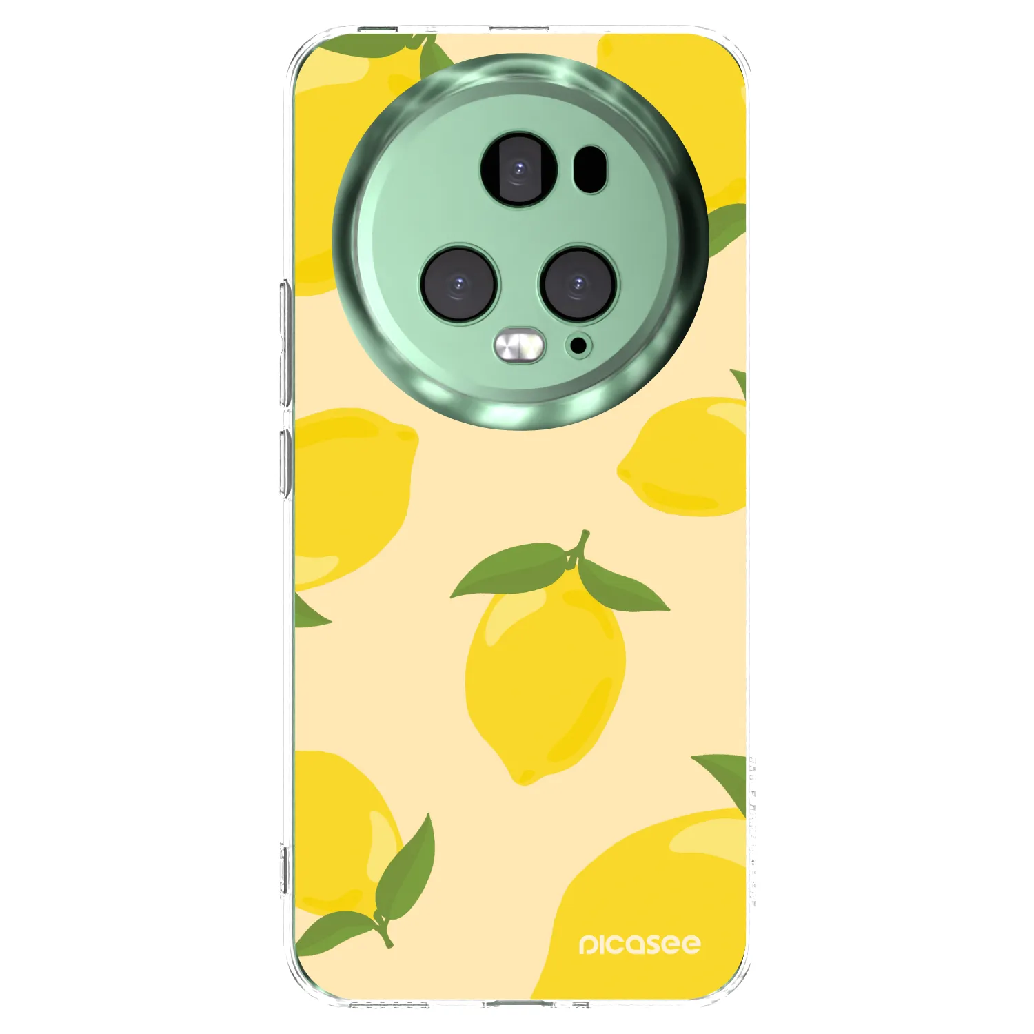 Picasee silikonska prozirna maskica za Honor Magic5 Pro - Limoncella