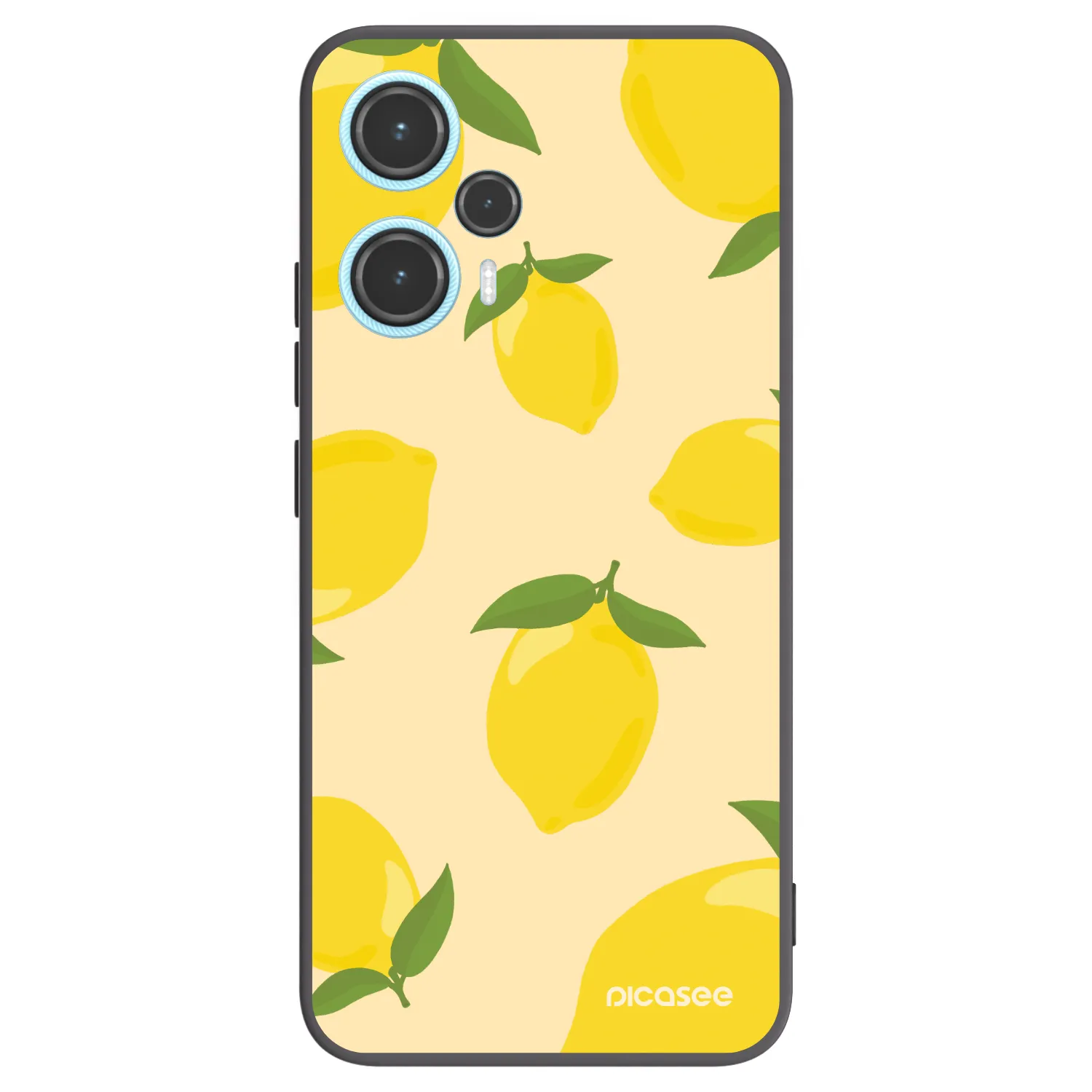 Picasee crna silikonska maskica za Xiaomi Poco F5 - Limoncella