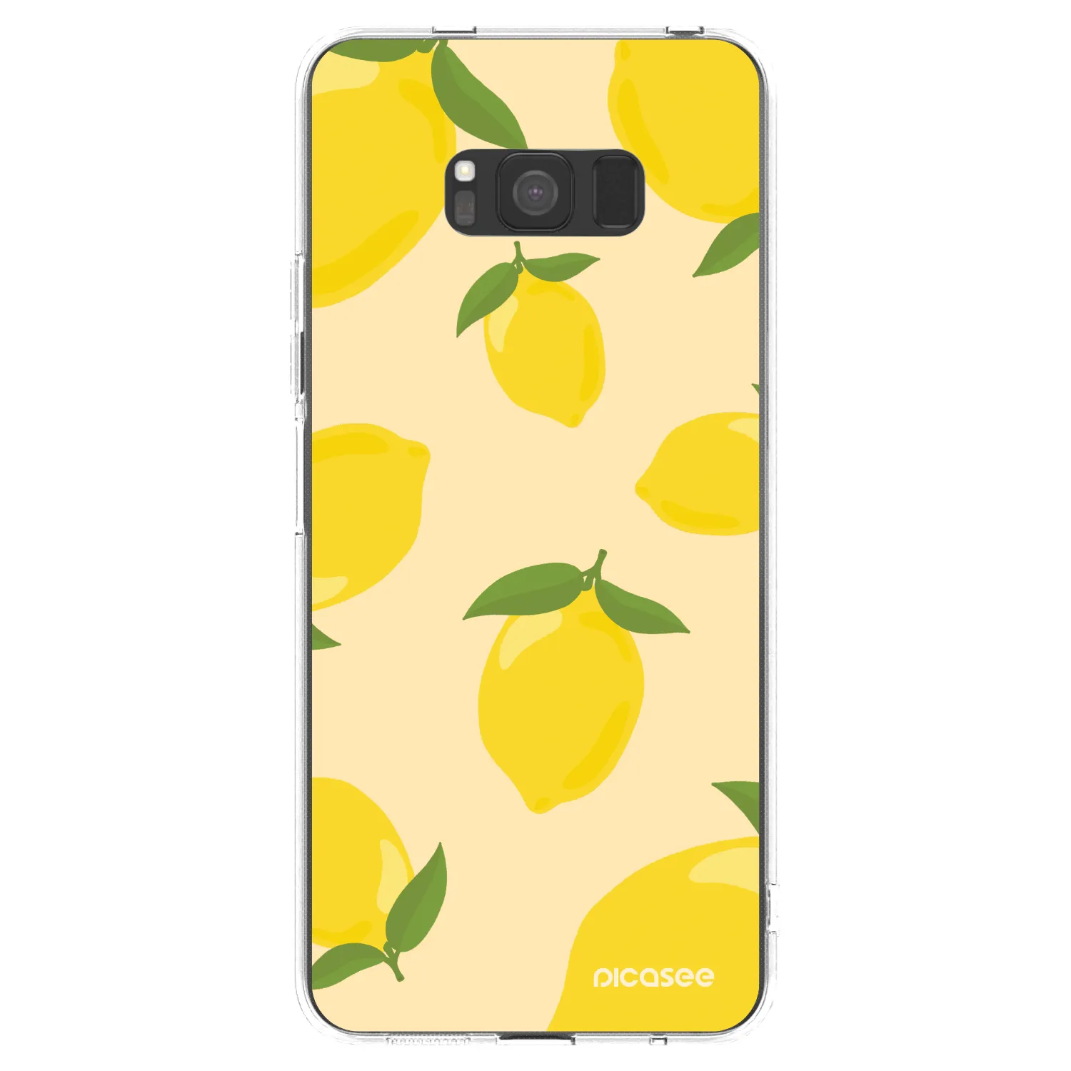 Picasee silikonska prozirna maskica za Samsung Galaxy S8 G950F - Limoncella