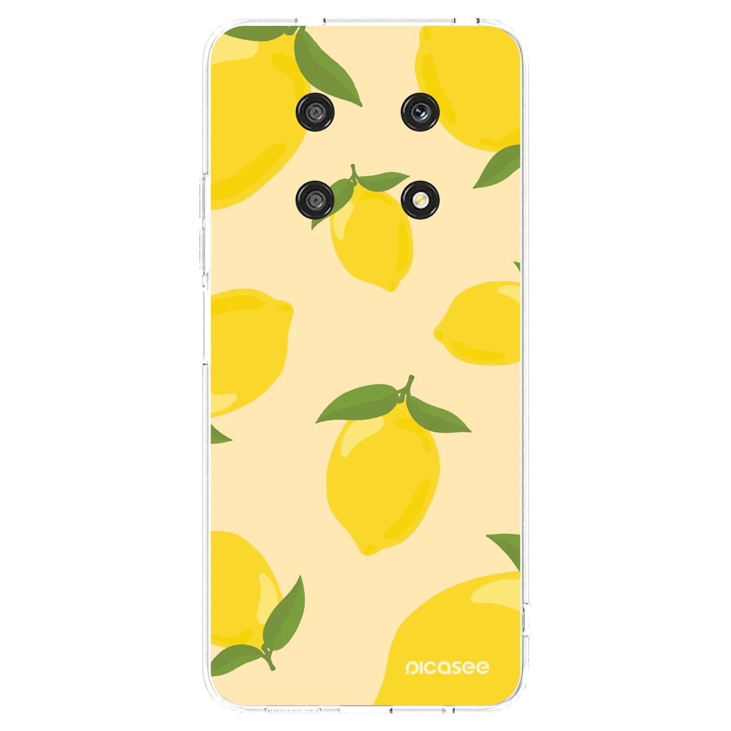 Picasee silikonska prozirna maskica za Honor Magic4 Lite 5G - Limoncella