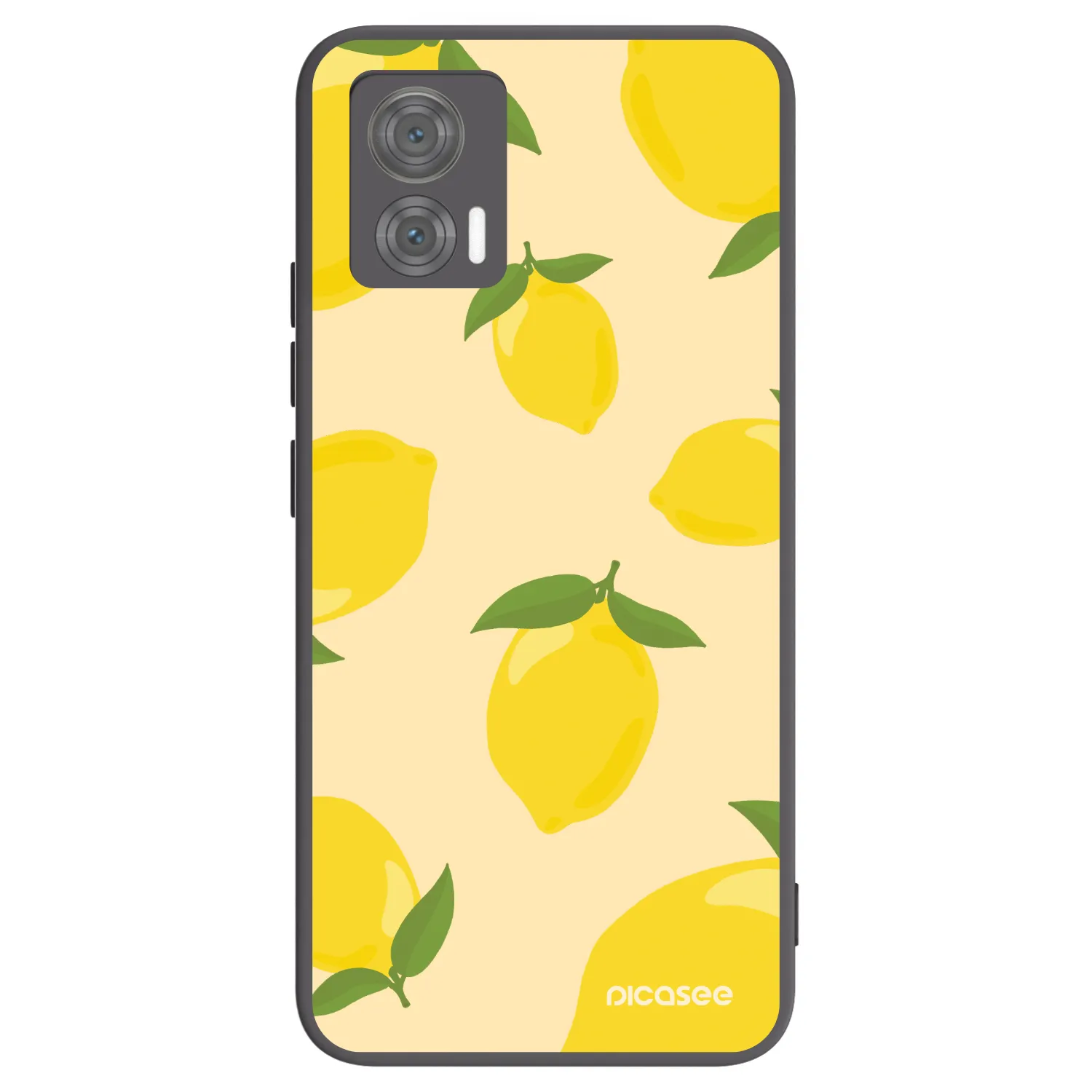 Picasee crna silikonska maskica za Motorola Edge 30 Neo - Limoncella
