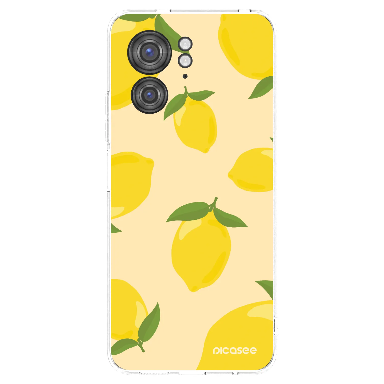 Picasee silikonska prozirna maskica za Motorola Edge 40 - Limoncella