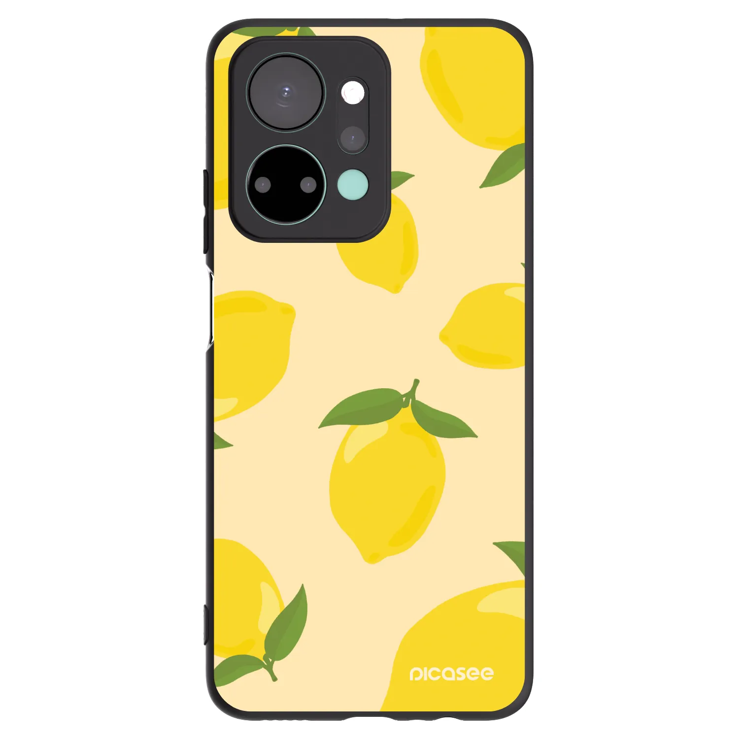Picasee crna silikonska maskica za Honor X7a - Limoncella