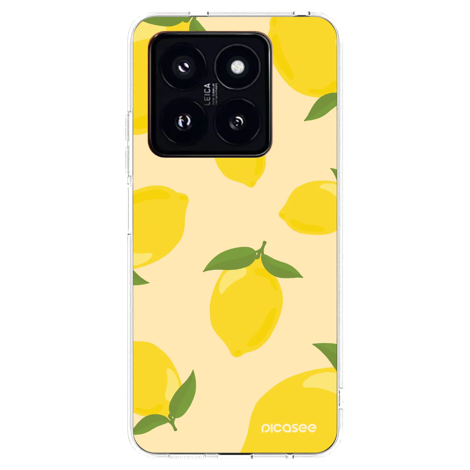 Picasee silikonska prozirna maskica za Xiaomi 14 Pro - Limoncella