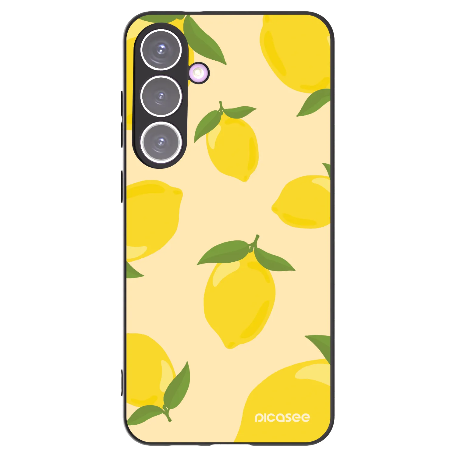 Picasee crna silikonska maskica za Samsung Galaxy S24+ S926B 5G - Limoncella
