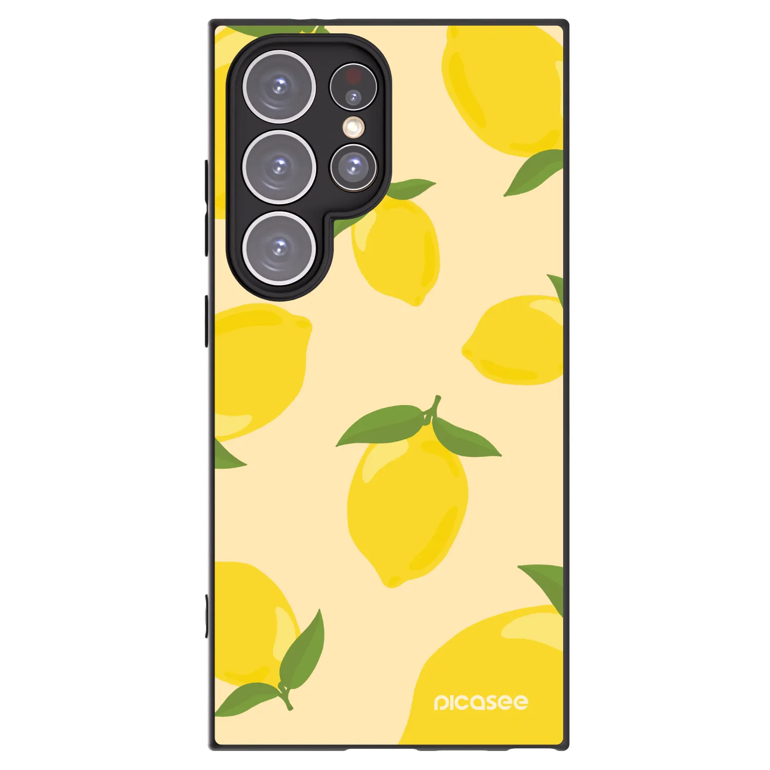 Picasee crna silikonska maskica za Samsung Galaxy S24 Ultra S928B 5G - Limoncella