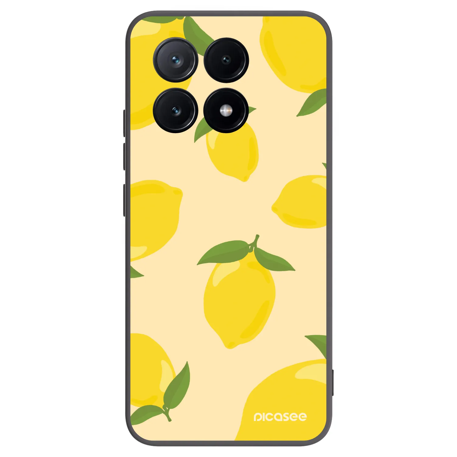 Picasee crna silikonska maskica za Xiaomi Poco X6 Pro - Limoncella