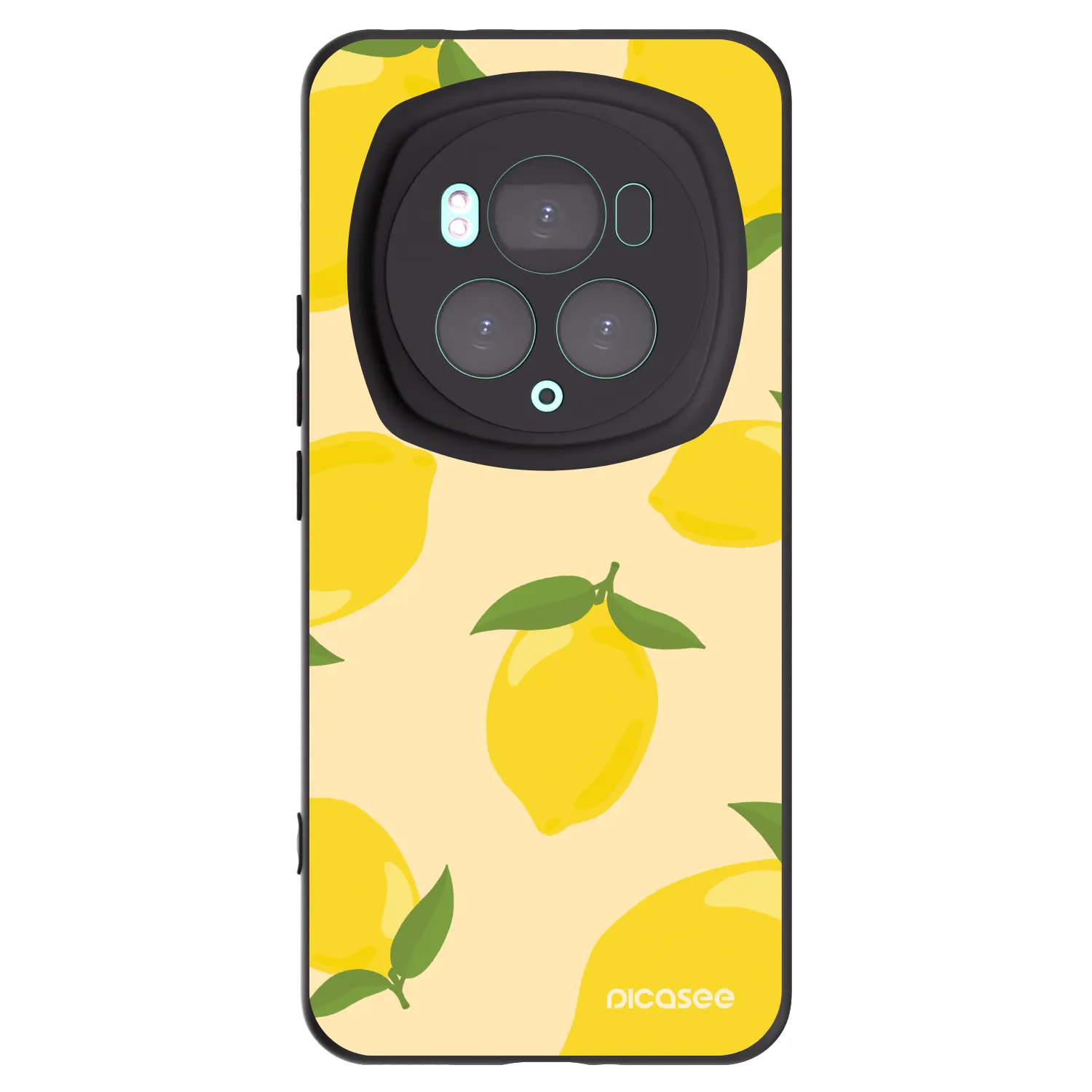 Picasee crna silikonska maskica za Honor Magic6 Pro - Limoncella
