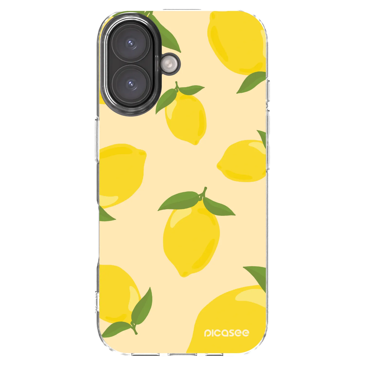 Picasee silikonska prozirna maskica za Apple iPhone 16 - Limoncella