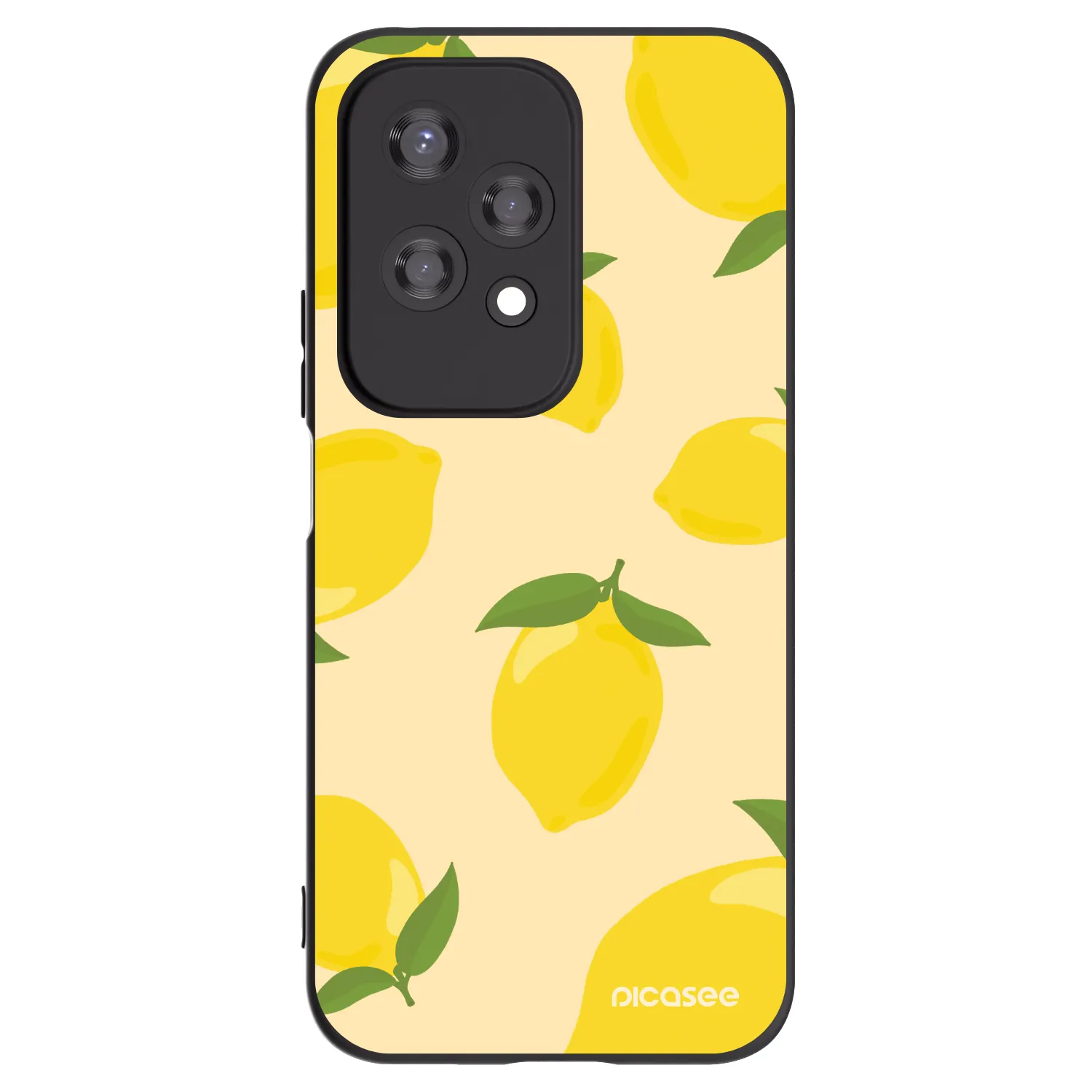 Picasee crna silikonska maskica za Honor 200 Lite - Limoncella
