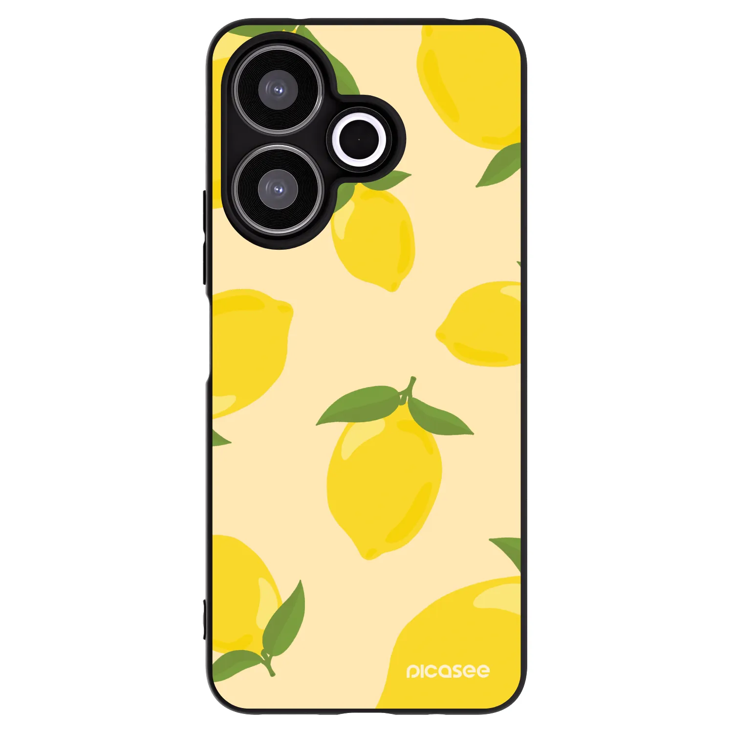 Picasee crna silikonska maskica za Xiaomi Redmi 13 4G - Limoncella