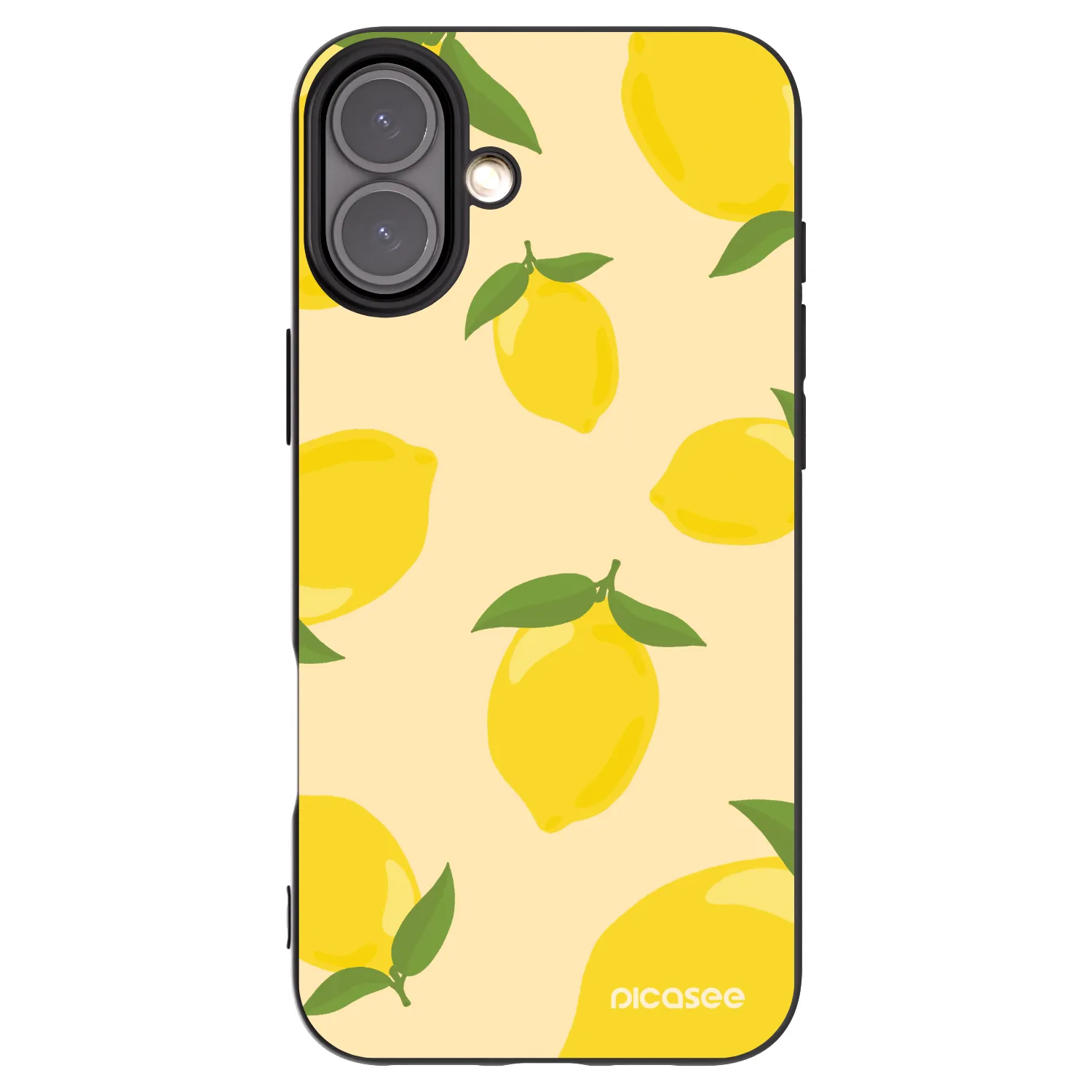 Picasee crna silikonska maskica za Apple iPhone 16 Plus - Limoncella