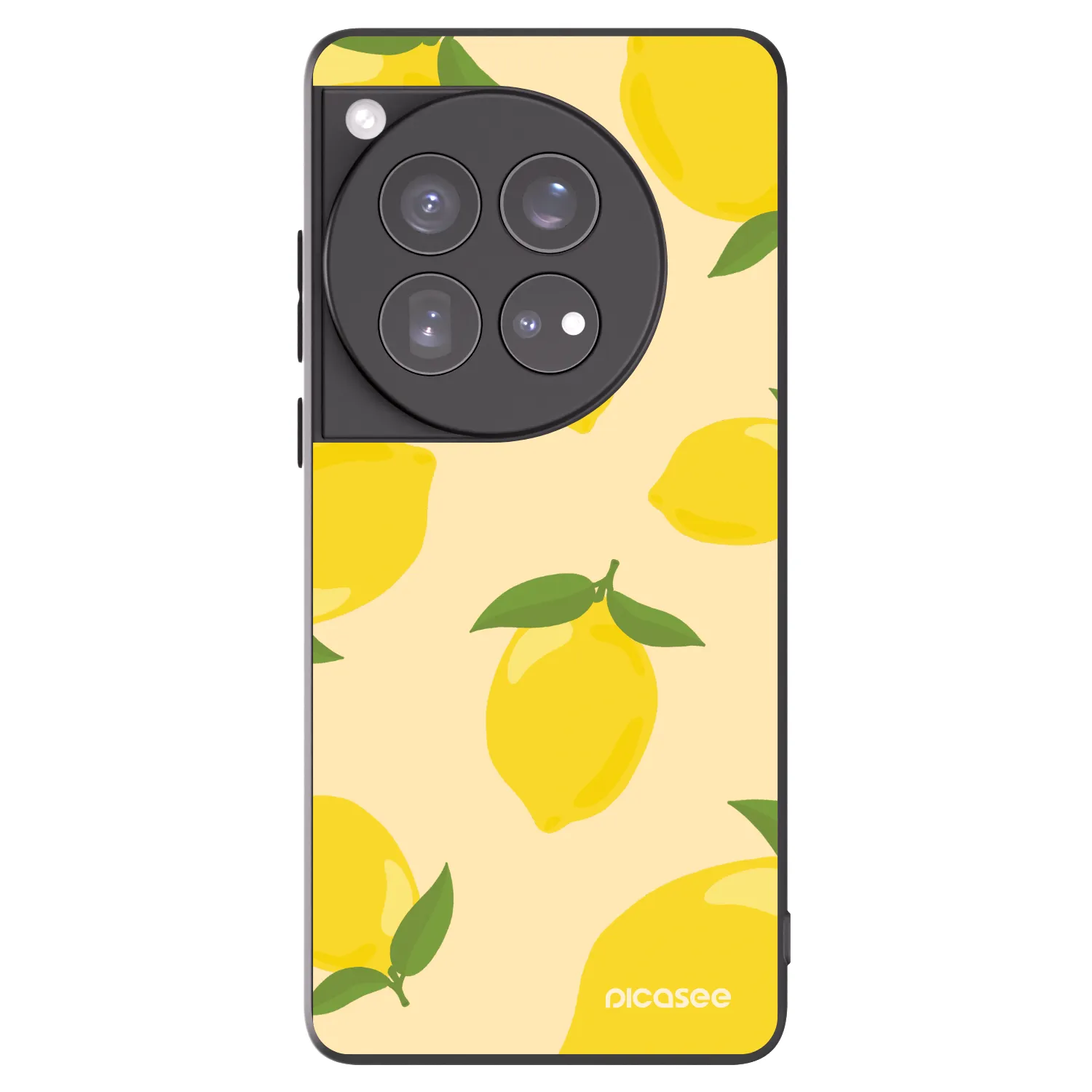 Picasee crna silikonska maskica za OnePlus 12 5G - Limoncella
