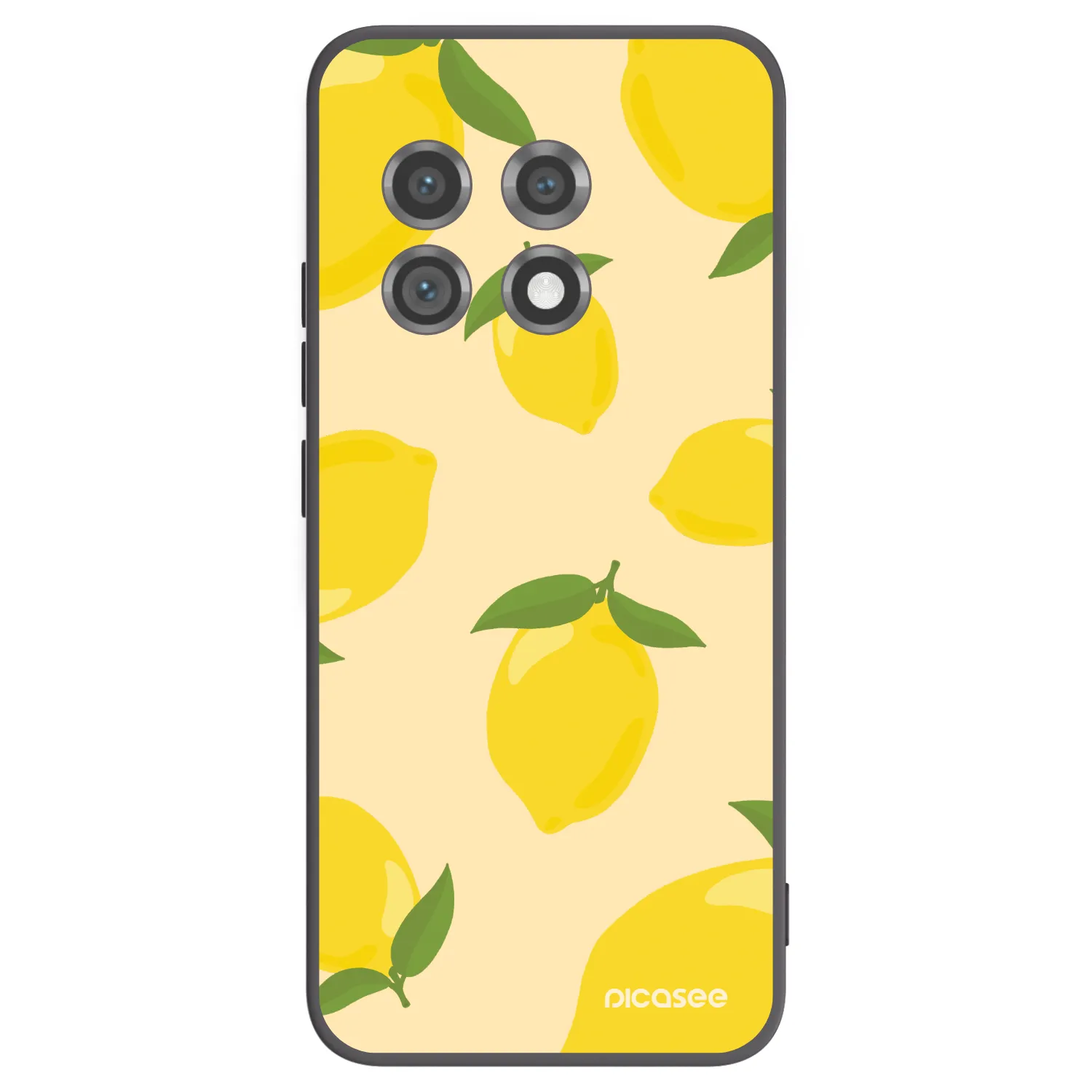 Picasee crna silikonska maskica za OnePlus 11 5G - Limoncella