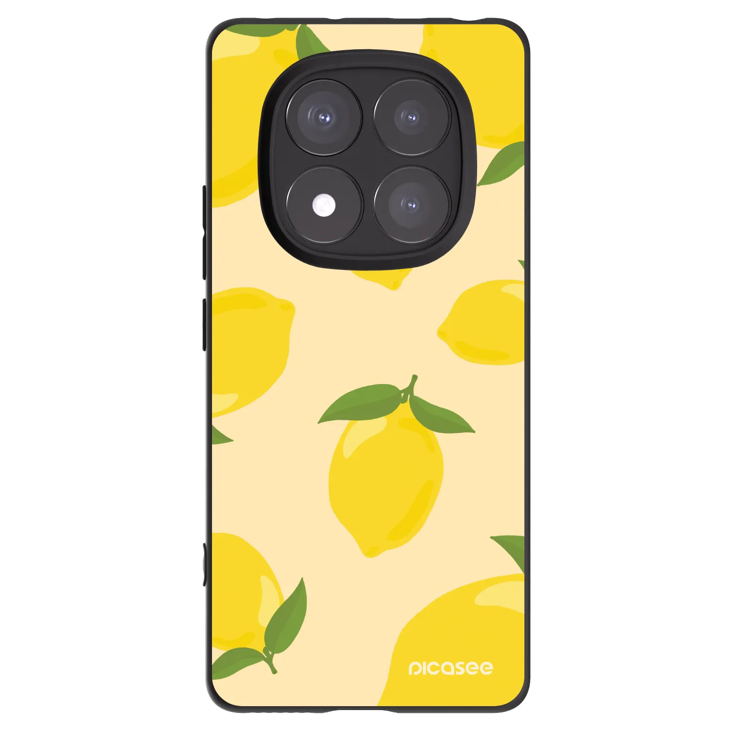 Picasee crna silikonska maskica za Xiaomi Redmi Note 14 Pro 5G - Limoncella