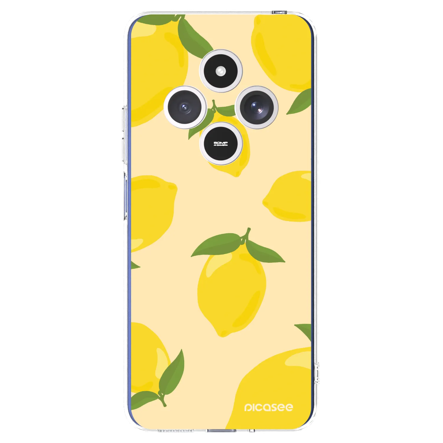 Picasee silikonska prozirna maskica za Xiaomi Redmi 14C - Limoncella