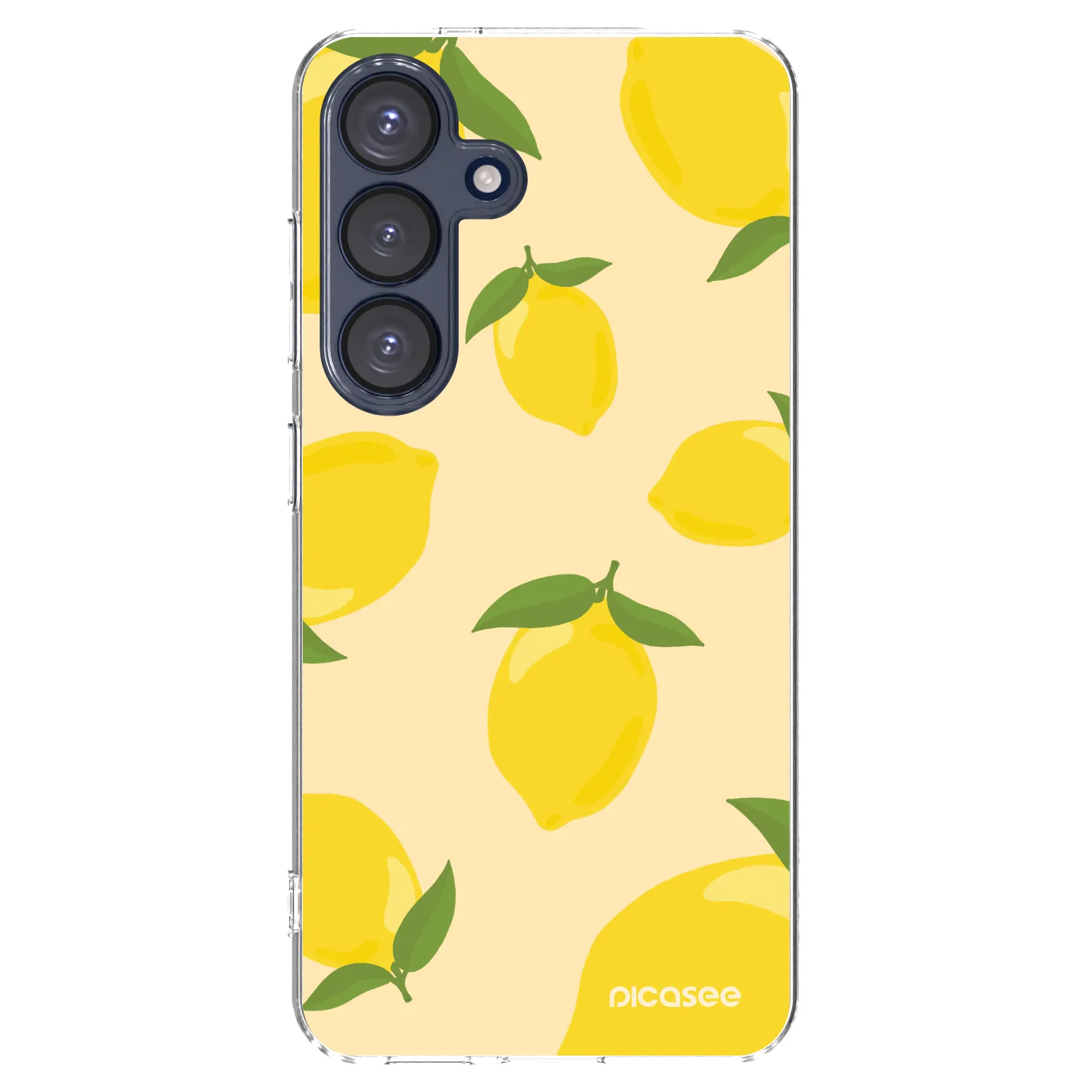 Picasee silikonska prozirna maskica za Samsung Galaxy S25 5G - Limoncella