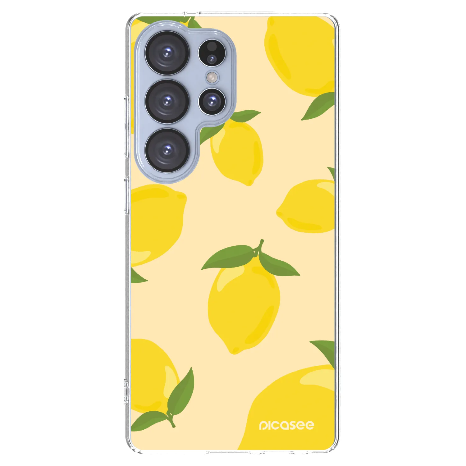 Picasee silikonska prozirna maskica za Samsung Galaxy S25 Ultra 5G - Limoncella
