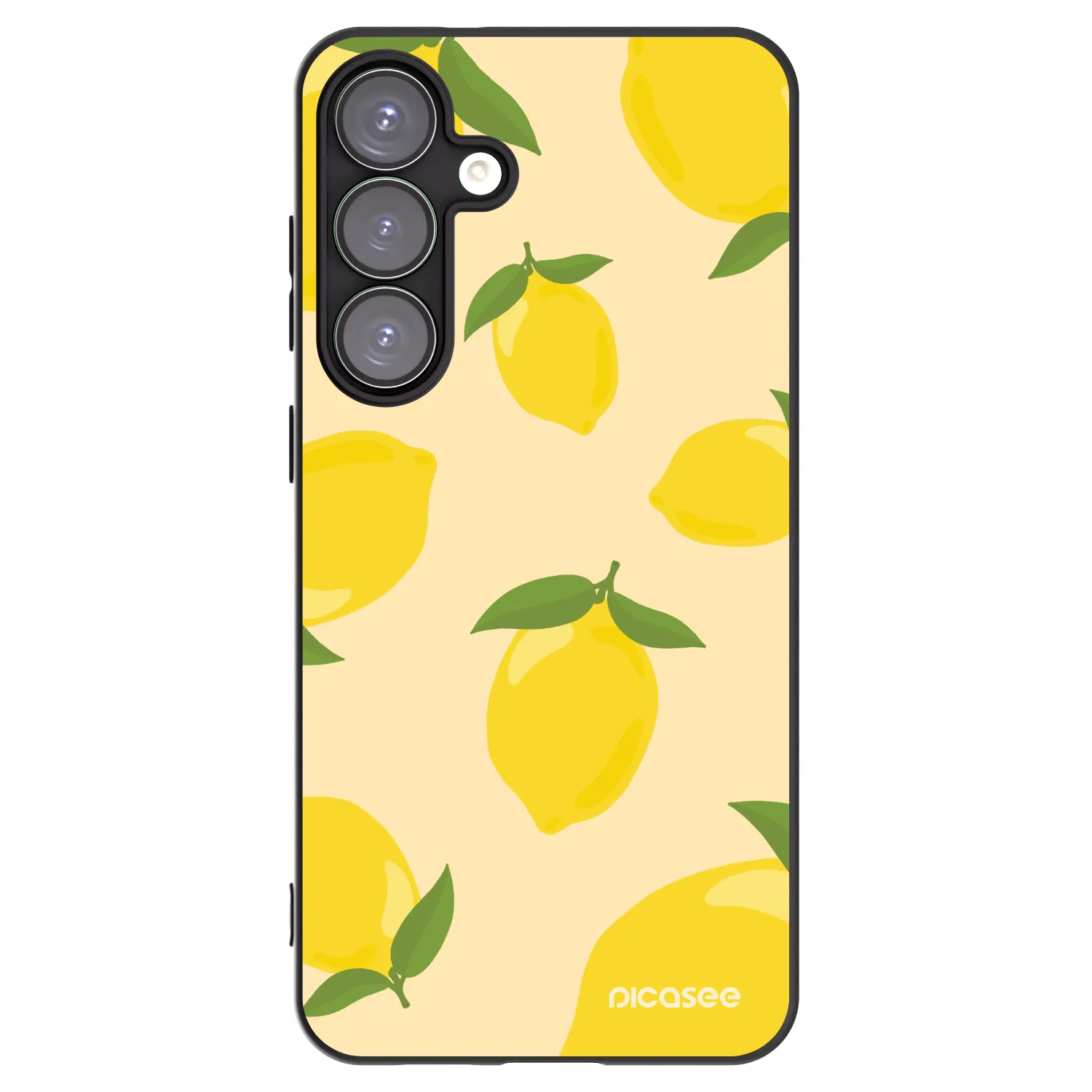 Picasee crna silikonska maskica za Samsung Galaxy S25+ 5G - Limoncella
