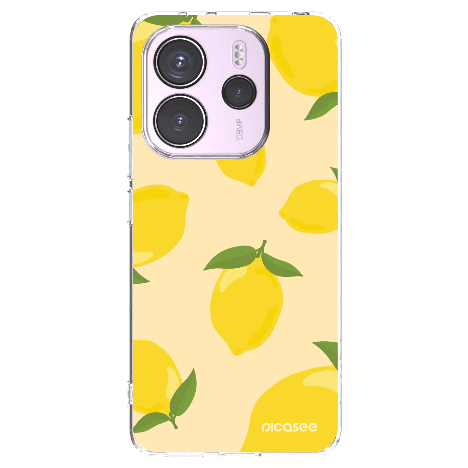Picasee silikonska prozirna maskica za Xiaomi Redmi Note 14 4G - Limoncella