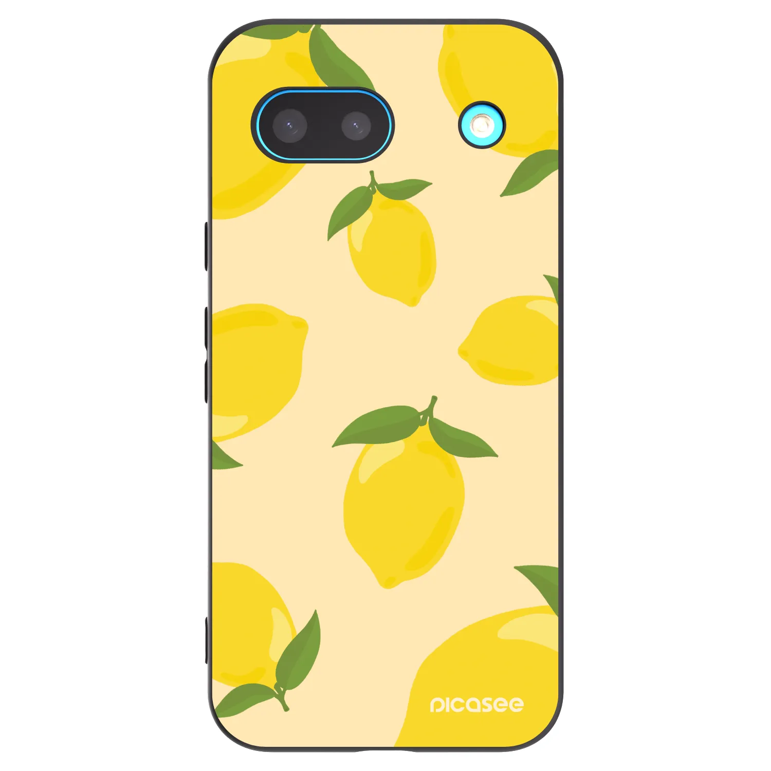 Picasee crna silikonska maskica za Google Pixel 8 - Limoncella