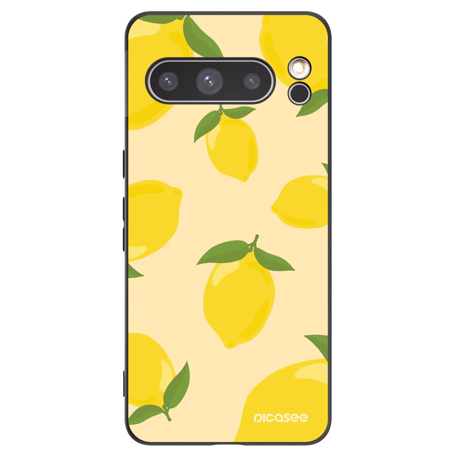 Picasee crna silikonska maskica za Google Pixel 8 Pro - Limoncella