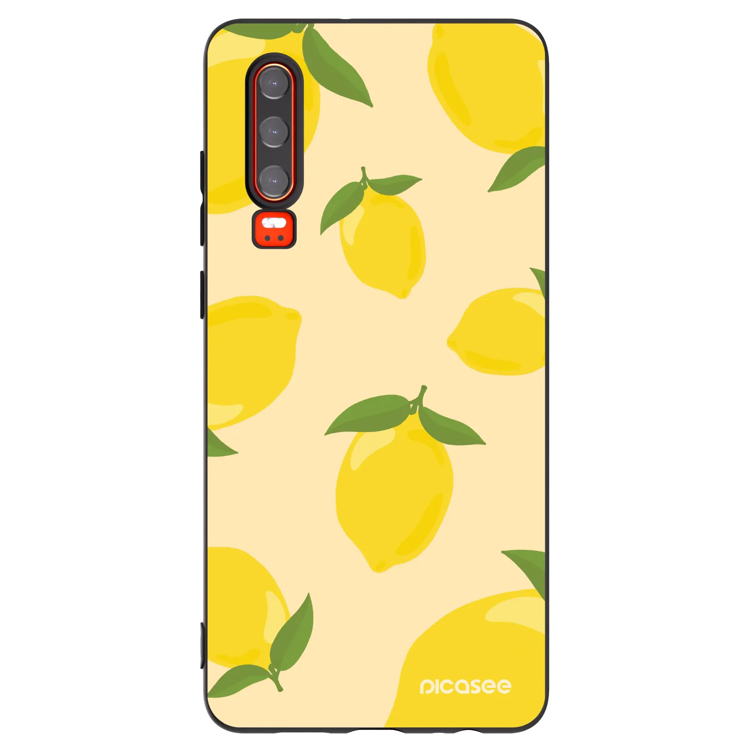 Picasee crna silikonska maskica za Huawei P30 - Limoncella