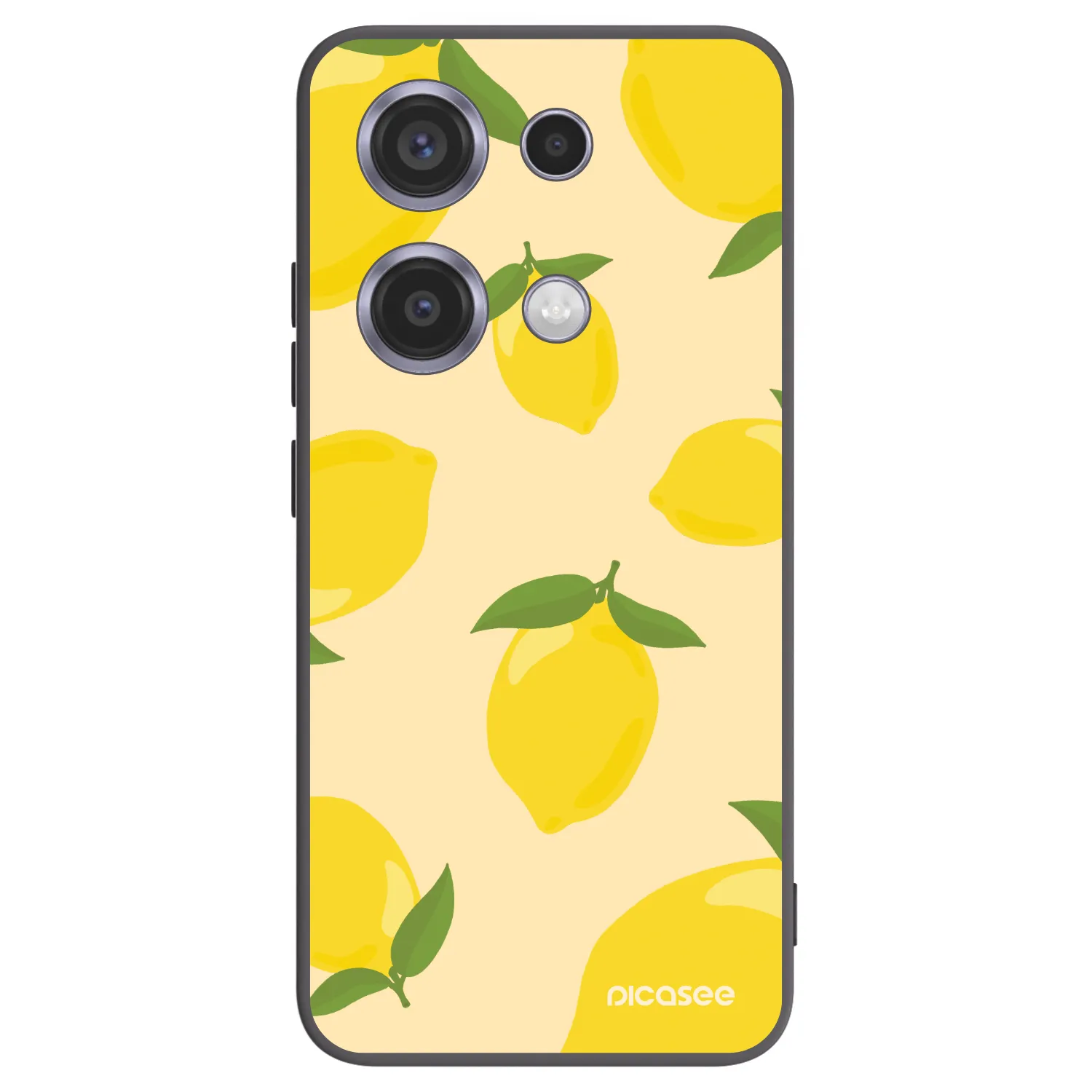 Picasee crna silikonska maskica za Xiaomi Redmi Note 14S - Limoncella