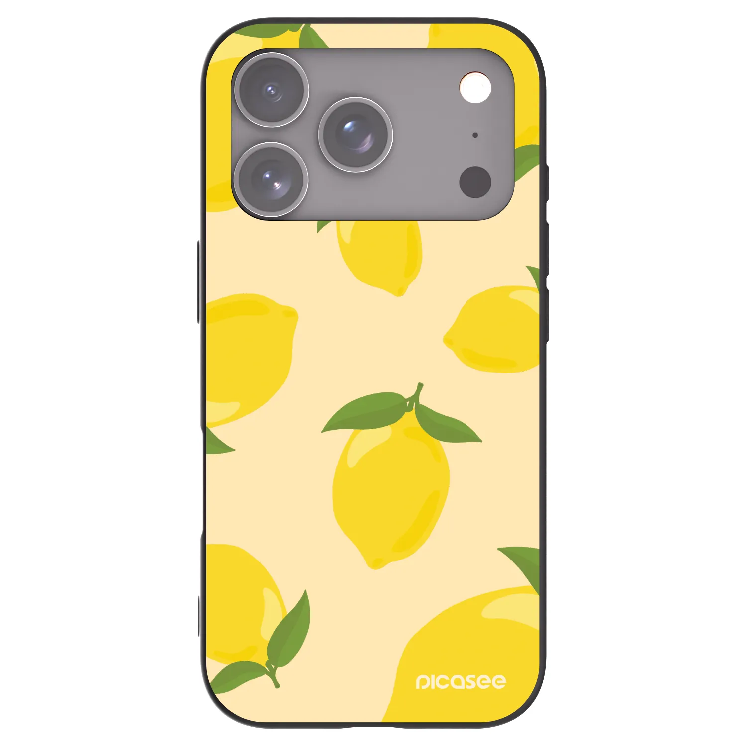 Picasee crna silikonska maskica za Apple iPhone 17 Pro - Limoncella