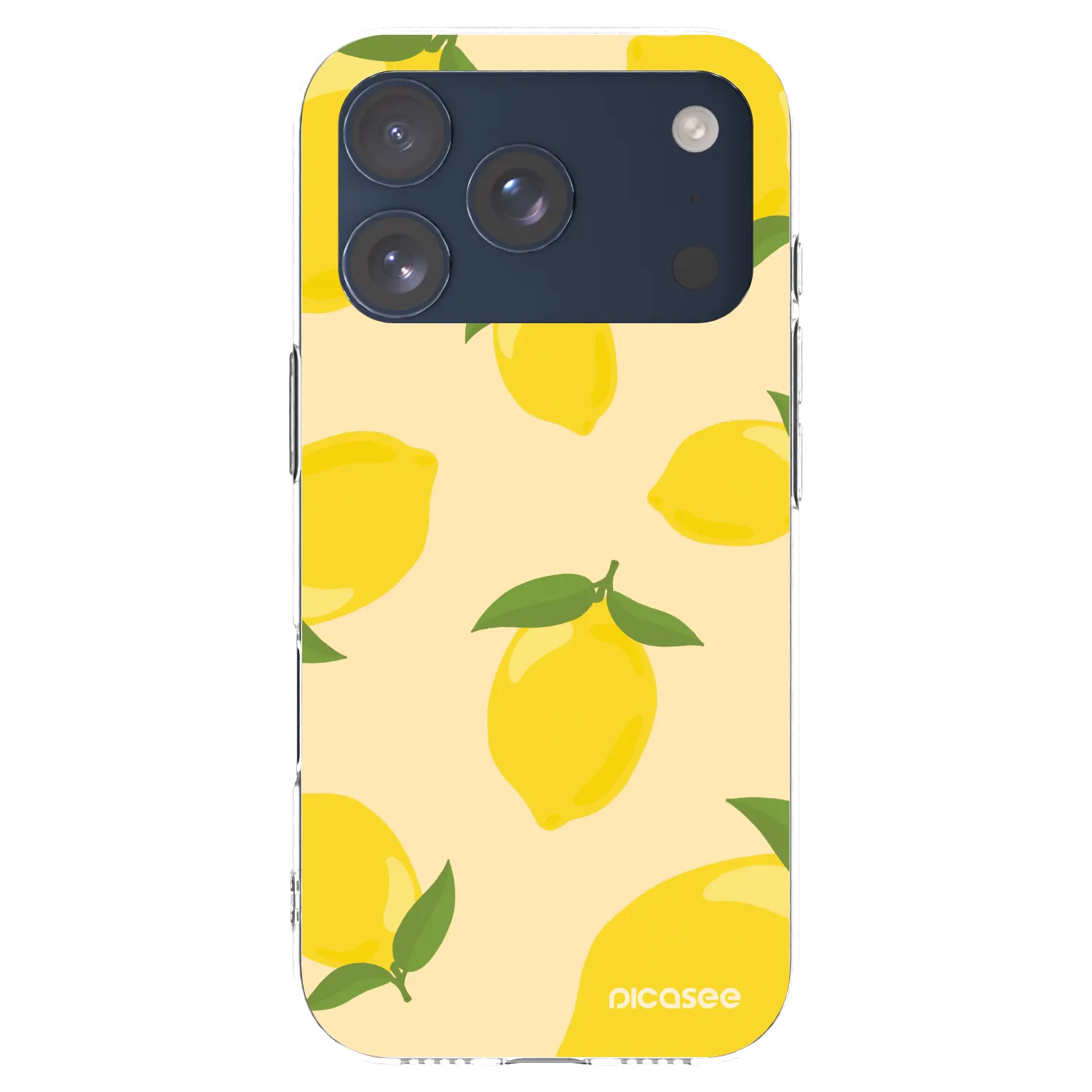 Picasee silikonska prozirna maskica za Apple iPhone 17 Pro - Limoncella