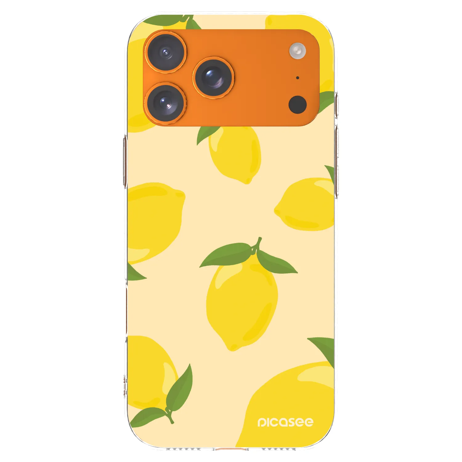 Picasee silikonska prozirna maskica za Apple iPhone 17 Pro Max - Limoncella