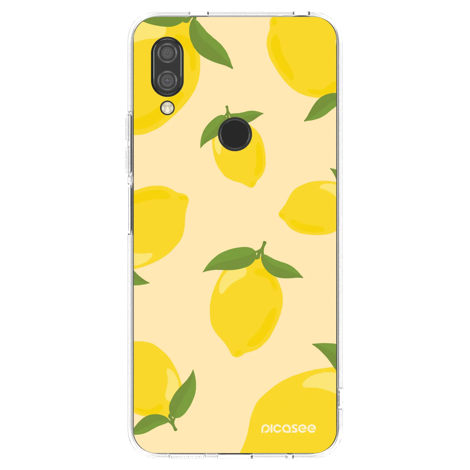 Picasee silikonska prozirna maskica za Xiaomi Redmi 7 - Limoncella