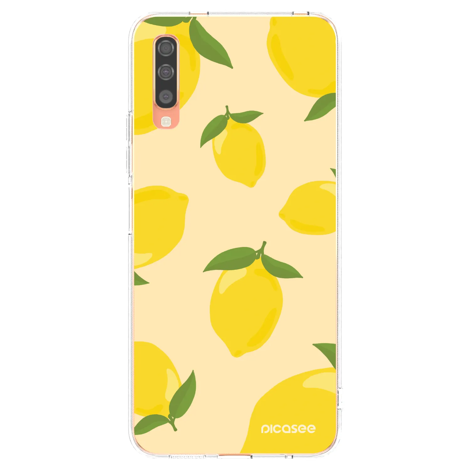 Picasee silikonska prozirna maskica za Samsung Galaxy A70 A705F - Limoncella
