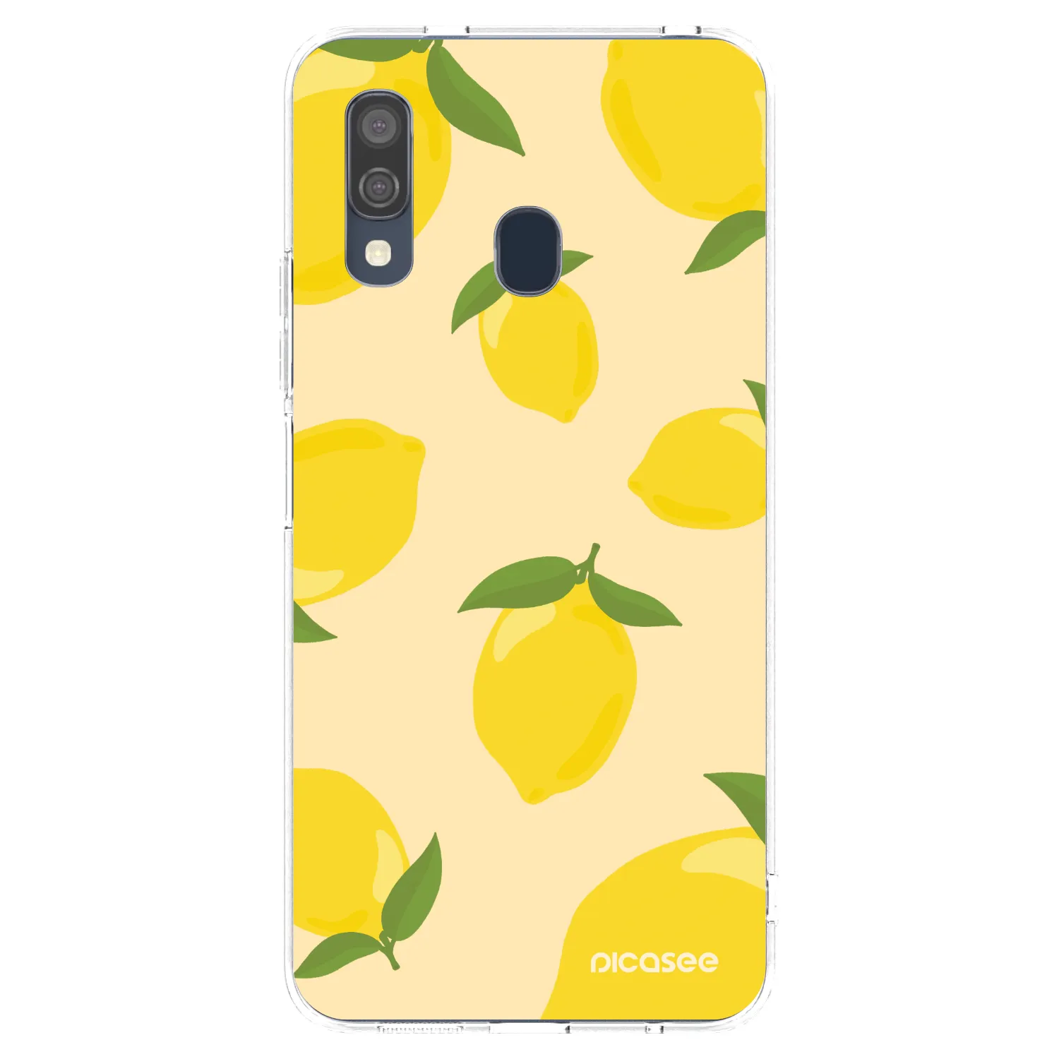 Picasee silikonska prozirna maskica za Samsung Galaxy A40 A405F - Limoncella