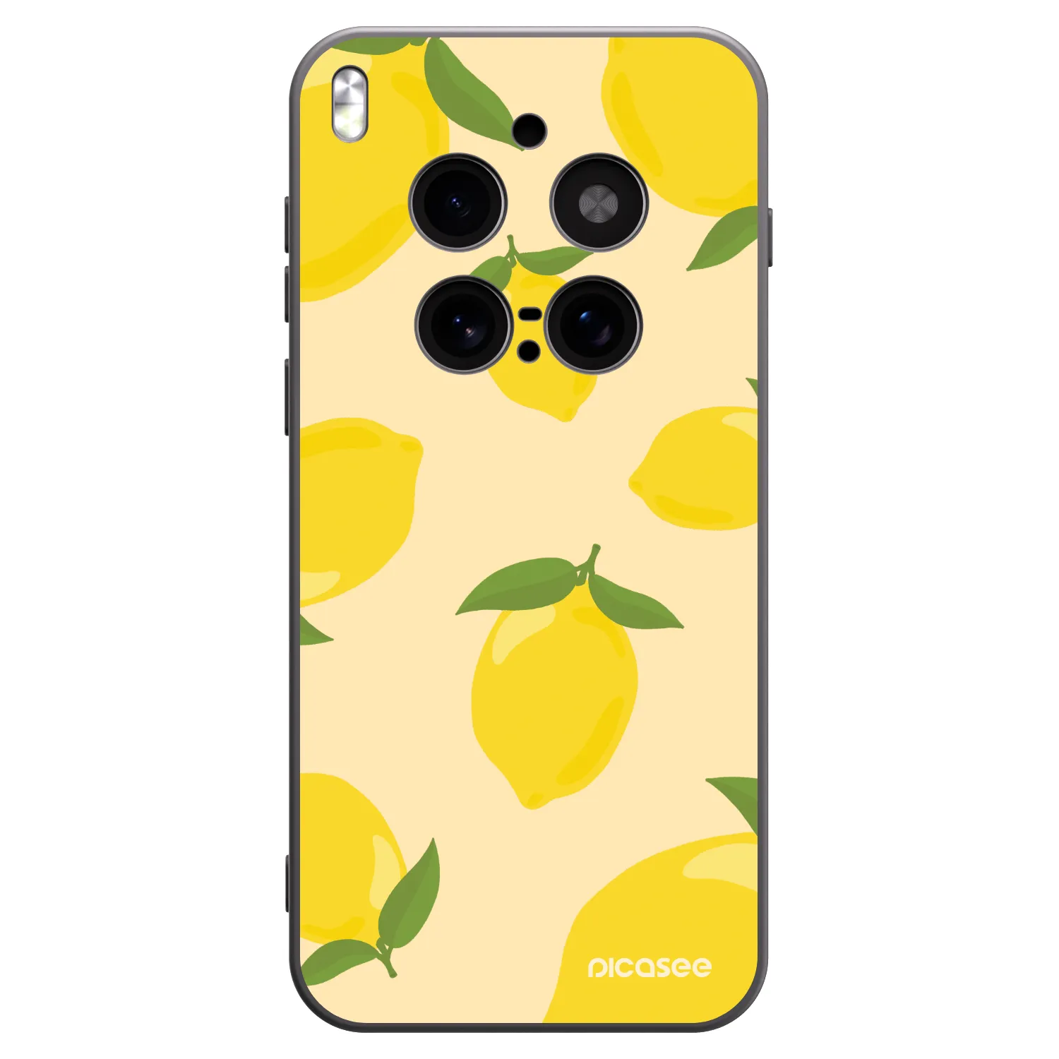 Picasee crna silikonska maskica za Vivo X300 Pro - Limoncella