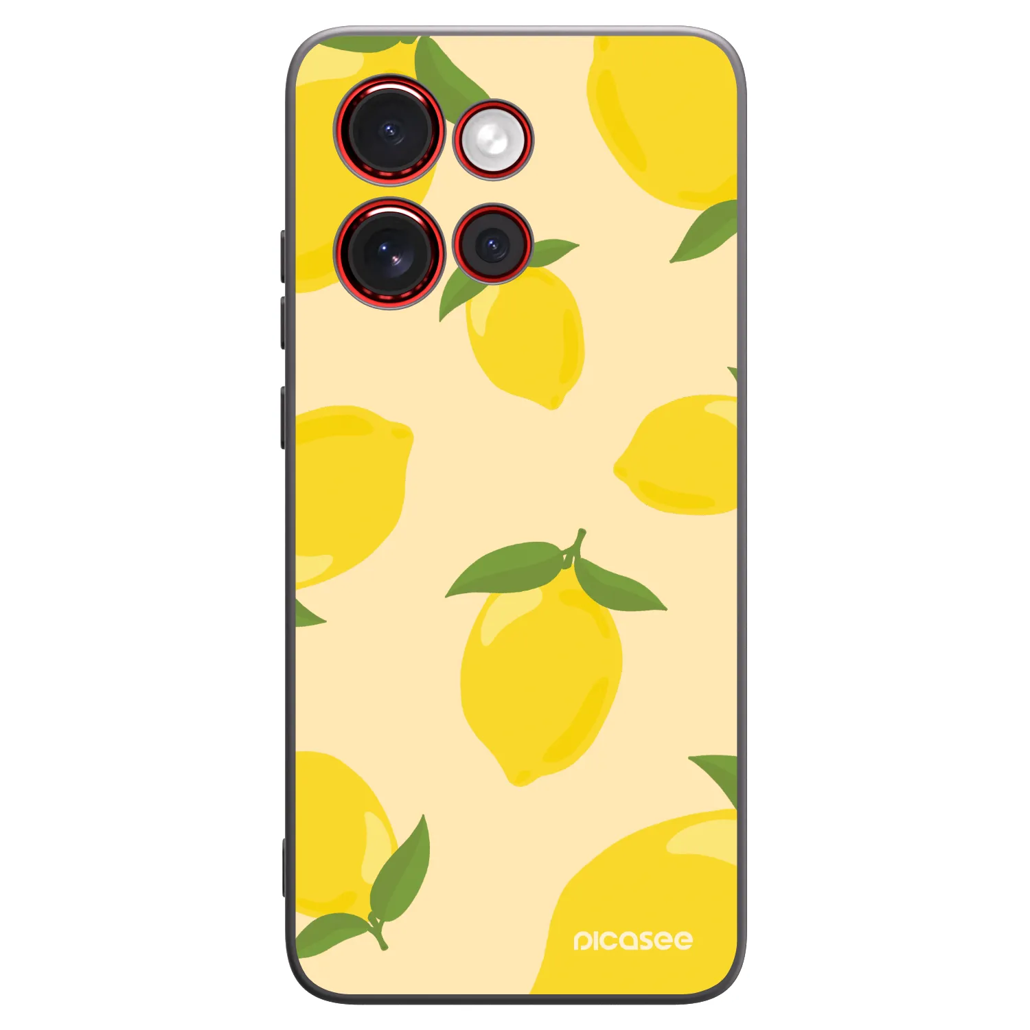 Picasee crna silikonska maskica za Motorola Edge 60 Neo 5G - Limoncella