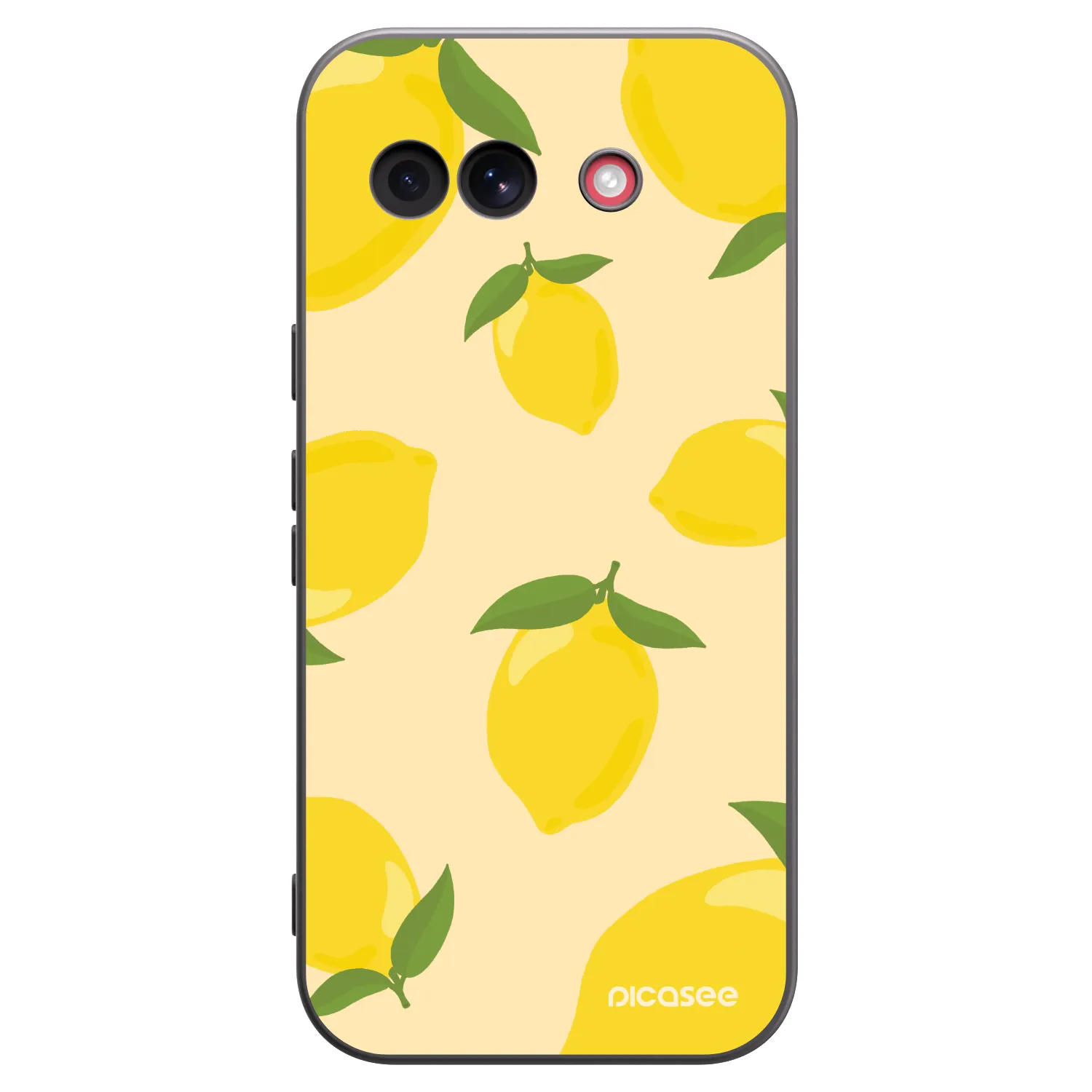 Picasee crna silikonska maskica za Google Pixel 10a - Limoncella
