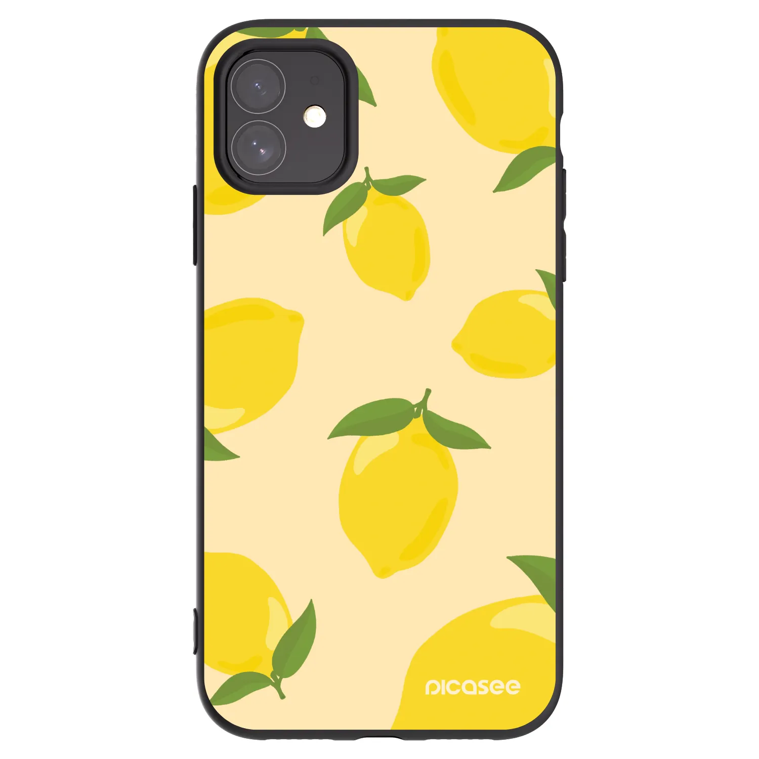 Picasee crna silikonska maskica za Apple iPhone 11 - Limoncella