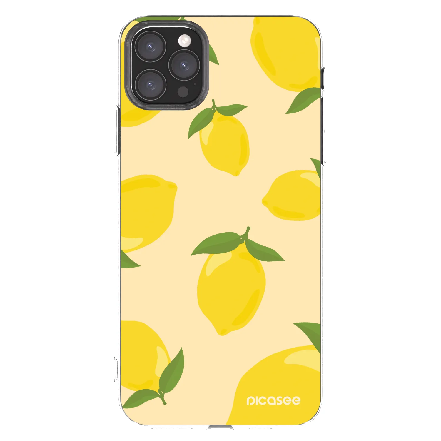Picasee silikonska prozirna maskica za Apple iPhone 11 Pro Max - Limoncella