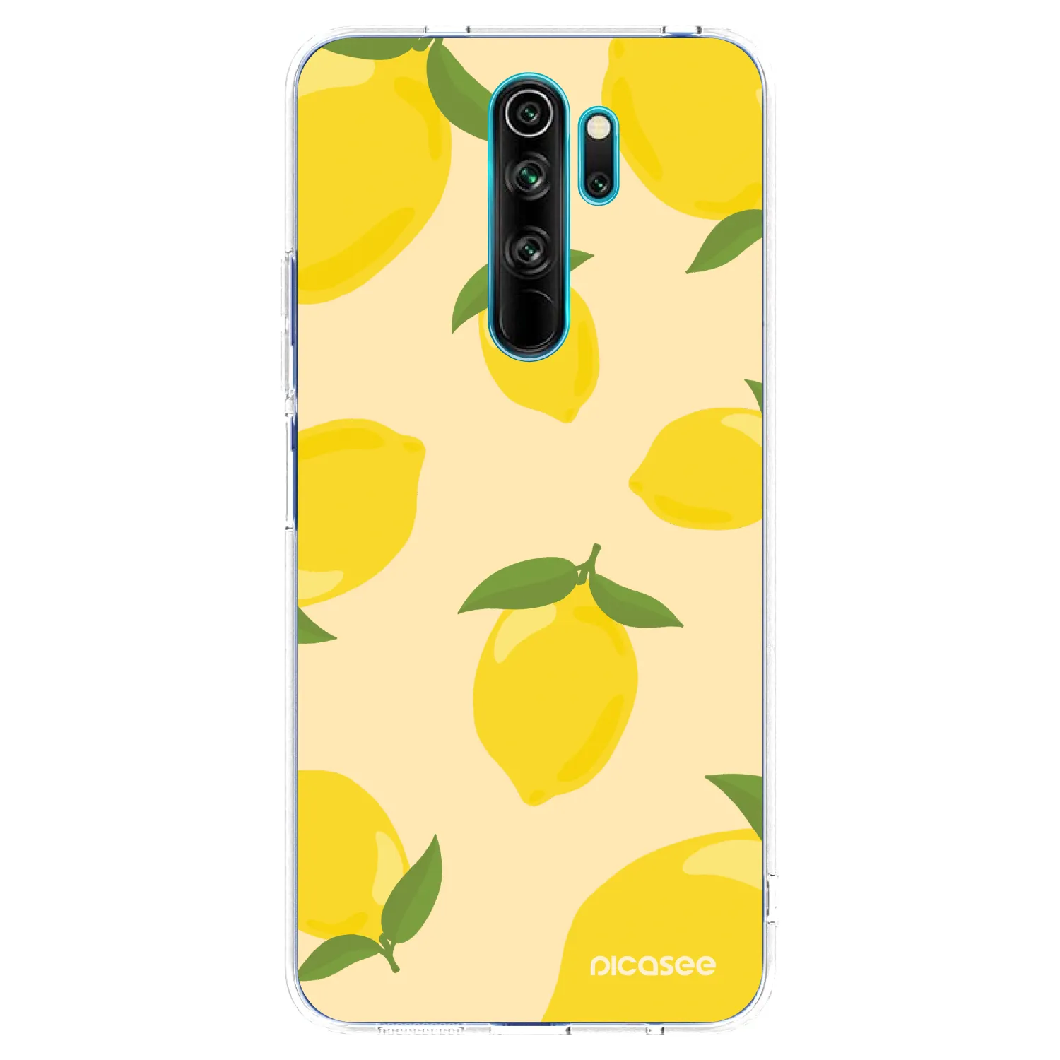 Picasee silikonska prozirna maskica za Xiaomi Redmi Note 8 Pro - Limoncella