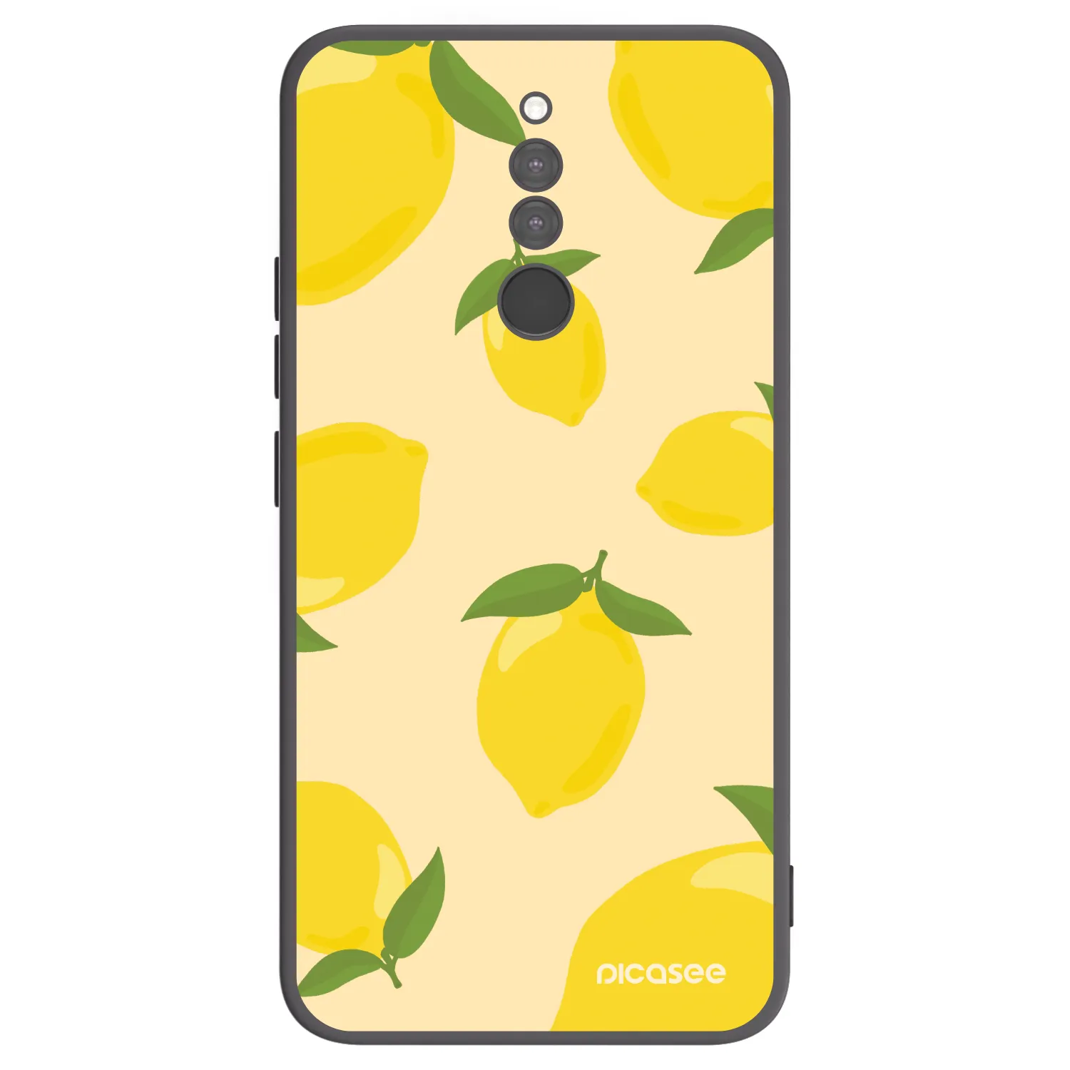 Picasee crna silikonska maskica za Xiaomi Redmi 8 - Limoncella