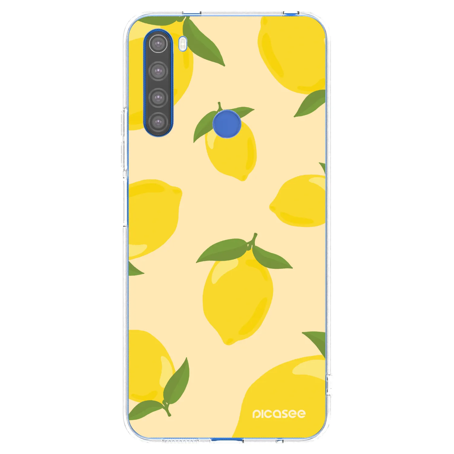Picasee silikonska prozirna maskica za Xiaomi Redmi Note 8T - Limoncella